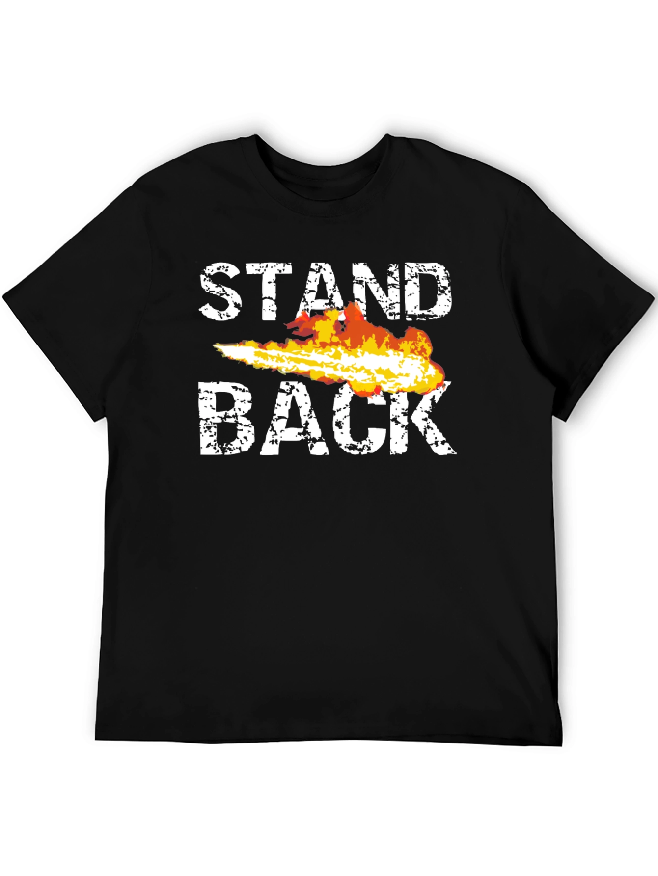 Stand Back Fire T-Shirt - Graphic Tee - 5