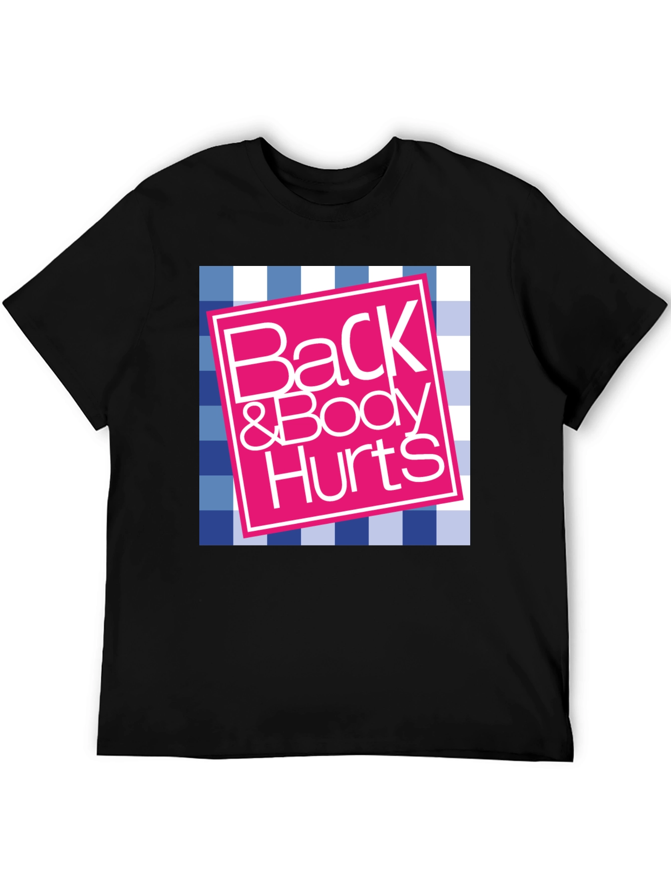 Black Back & Body Hurts Graphic Tee view 5
