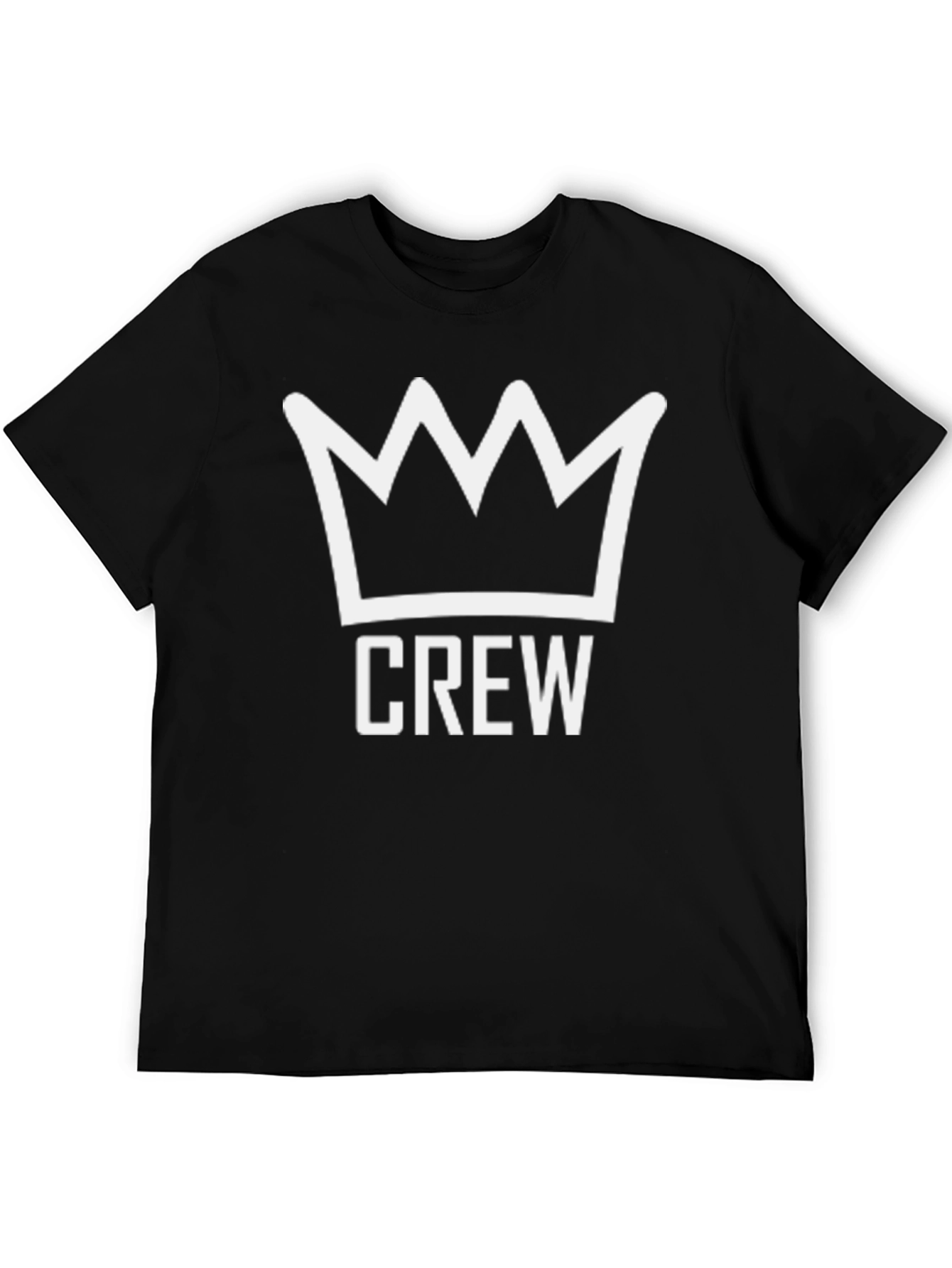 Black Crew Crown Graphic T-Shirt view 5