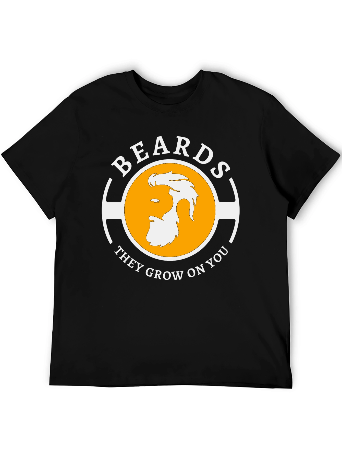 Black Beards They Grow On You Black T-Shirt view 5