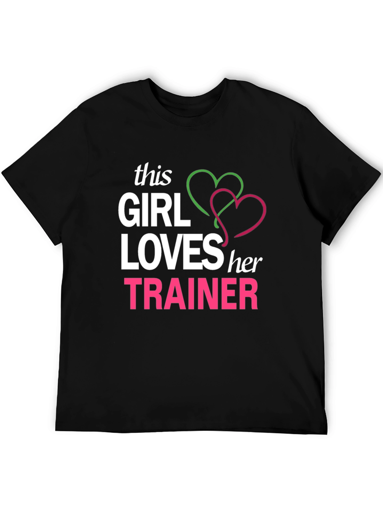Black Girl Loves Trainer Graphic T-Shirt view 5