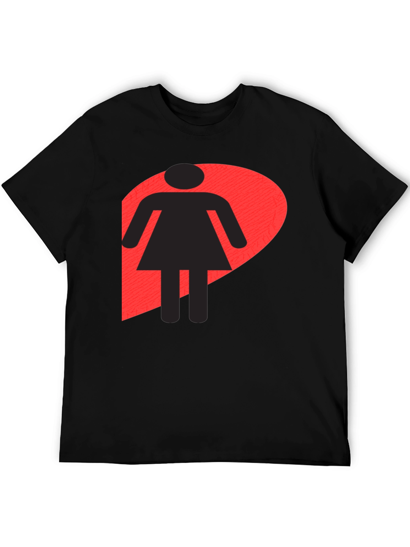 Black Girl Logo Black T-Shirt - Unisex Style view 5
