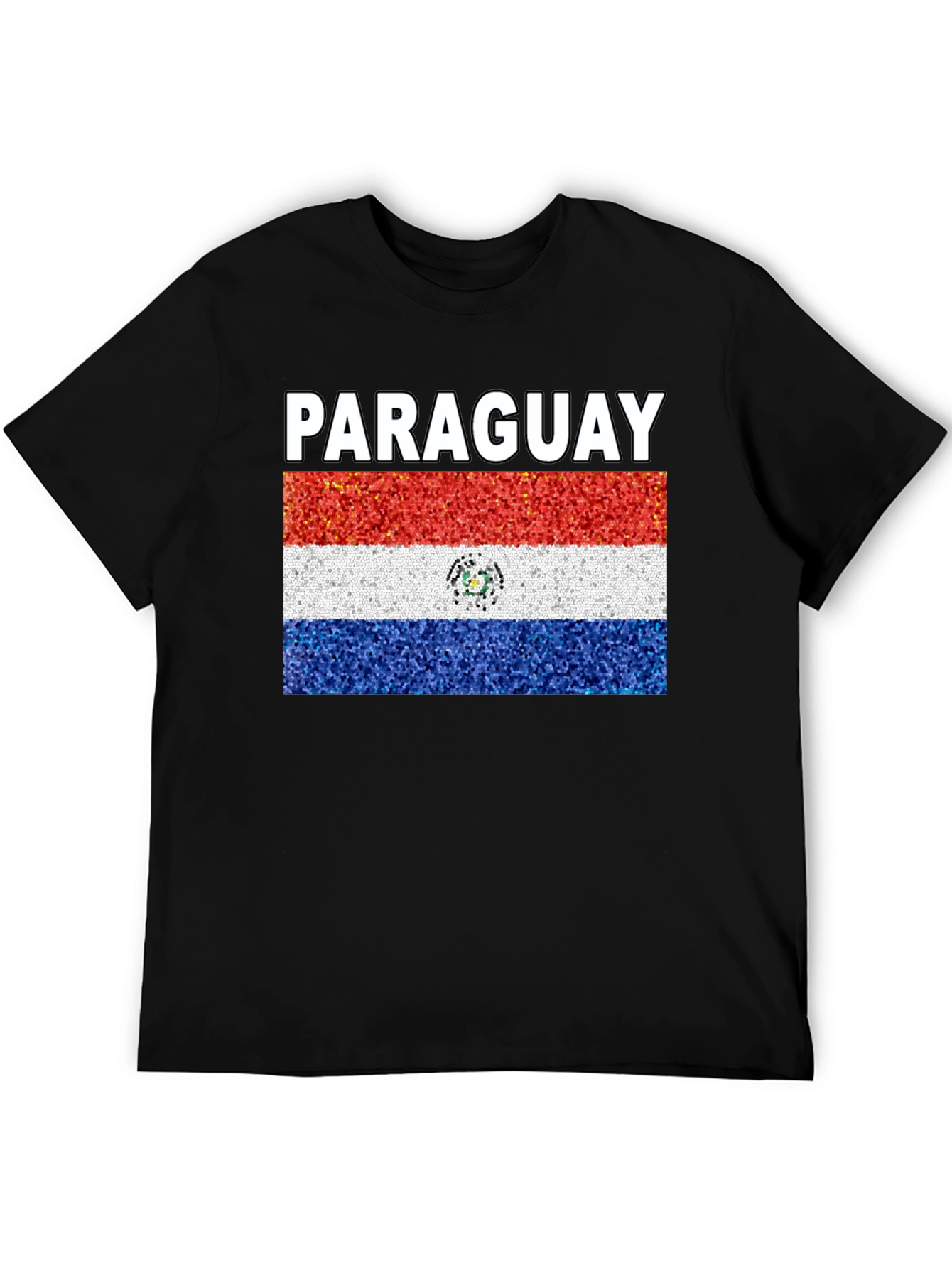 Black Paraguay Flag T-Shirt - Patriotic Design view 5