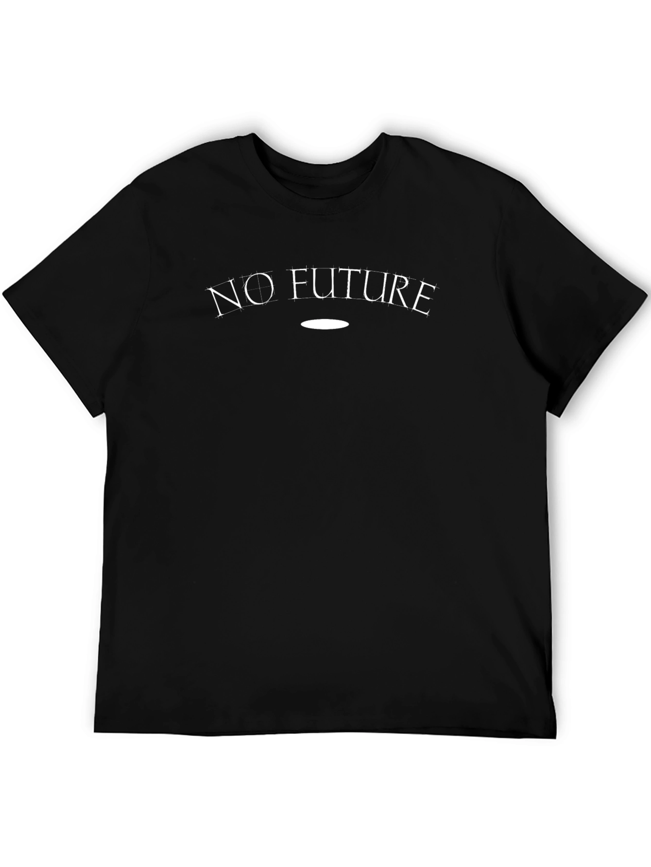 "No Future" Graphic Black T-Shirt - Modern Casual Wear - 5