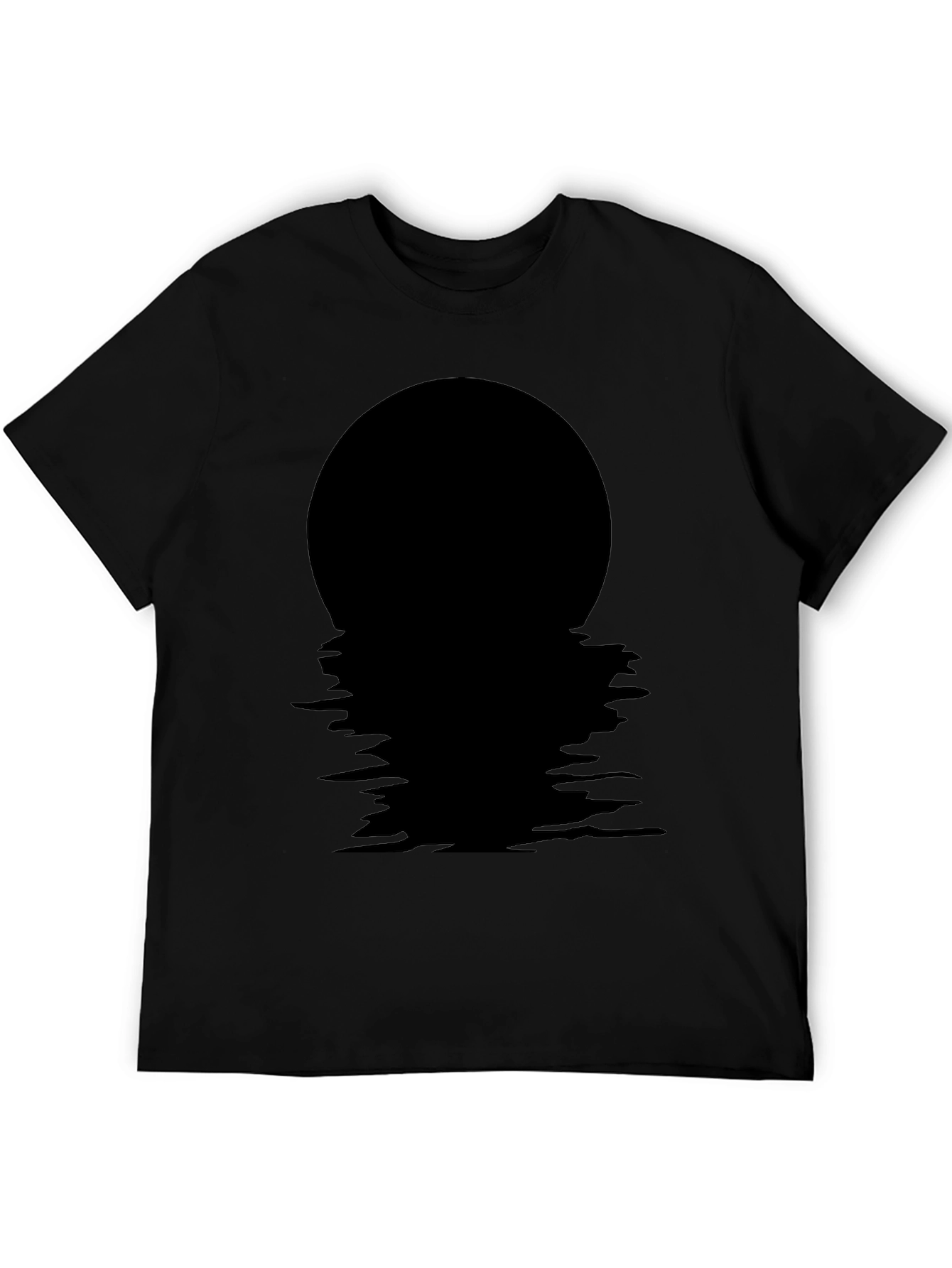 Black Black Moon Reflection T-Shirt view 5