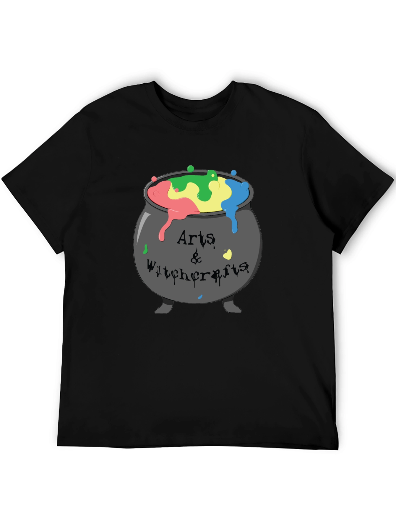 Black Arts and Witchcrafts Cauldron T-Shirt view 5