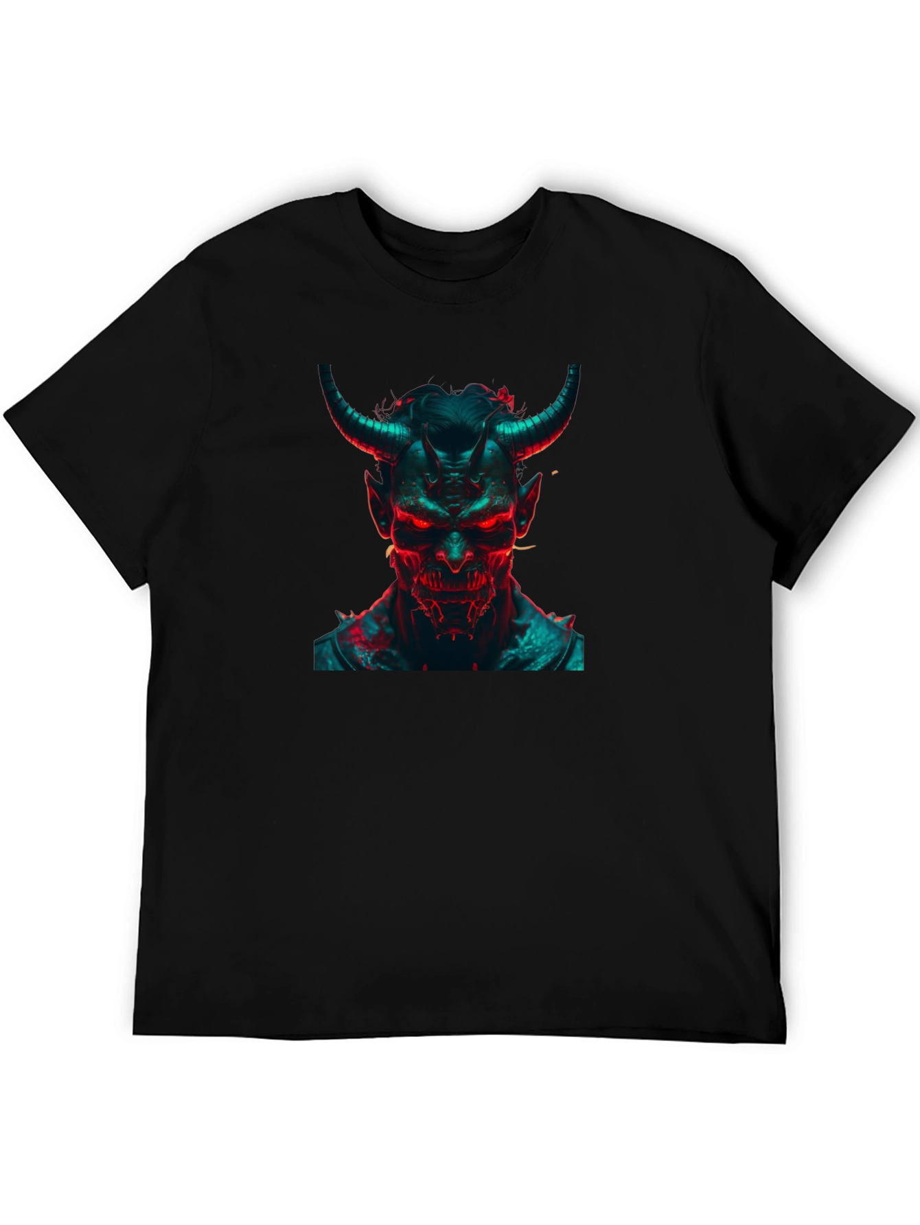 Black Demon Graphic T-Shirt - Bold & Edgy Design view 5