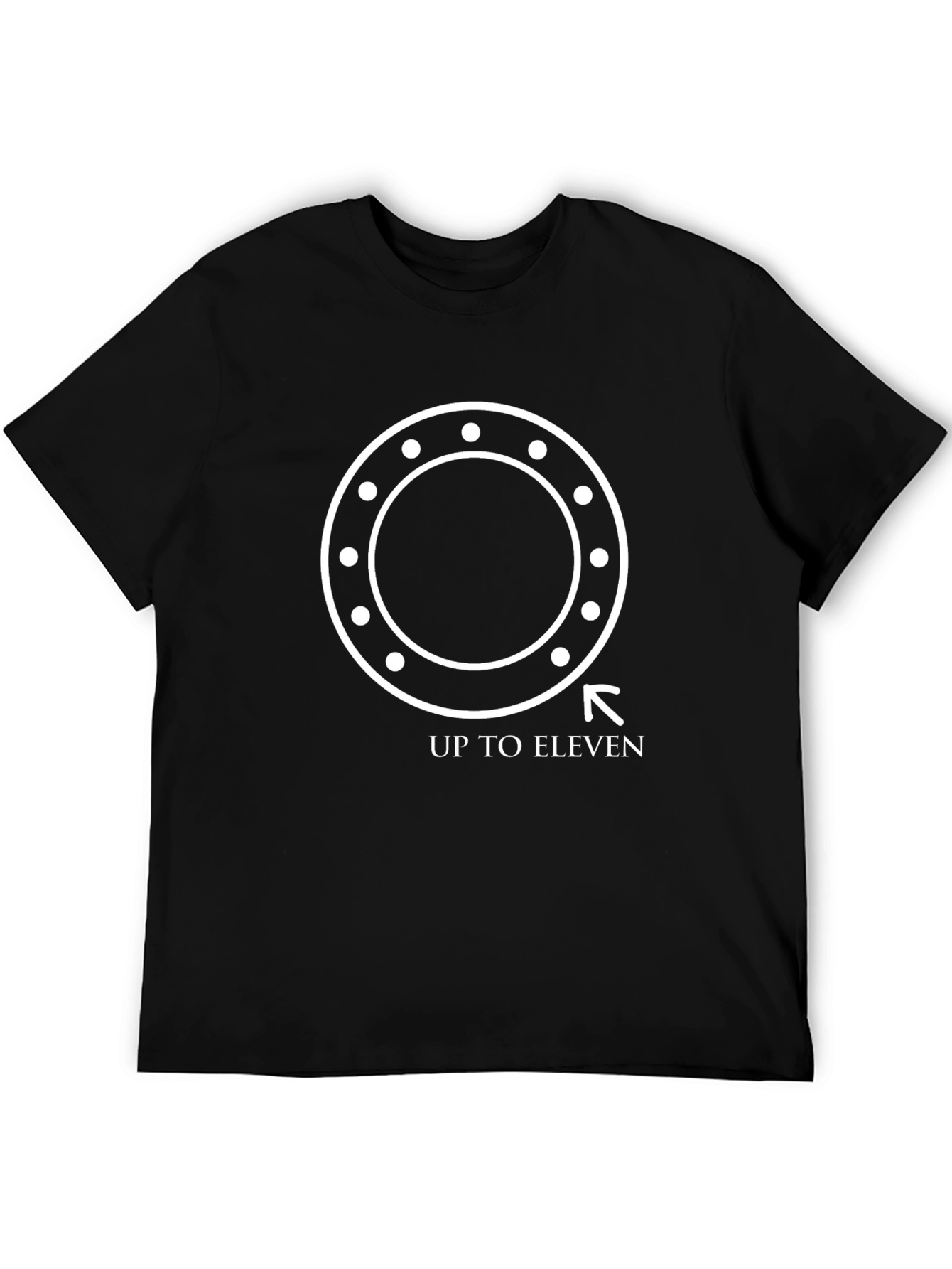 Black Up To Eleven Black Graphic T-Shirt view 5