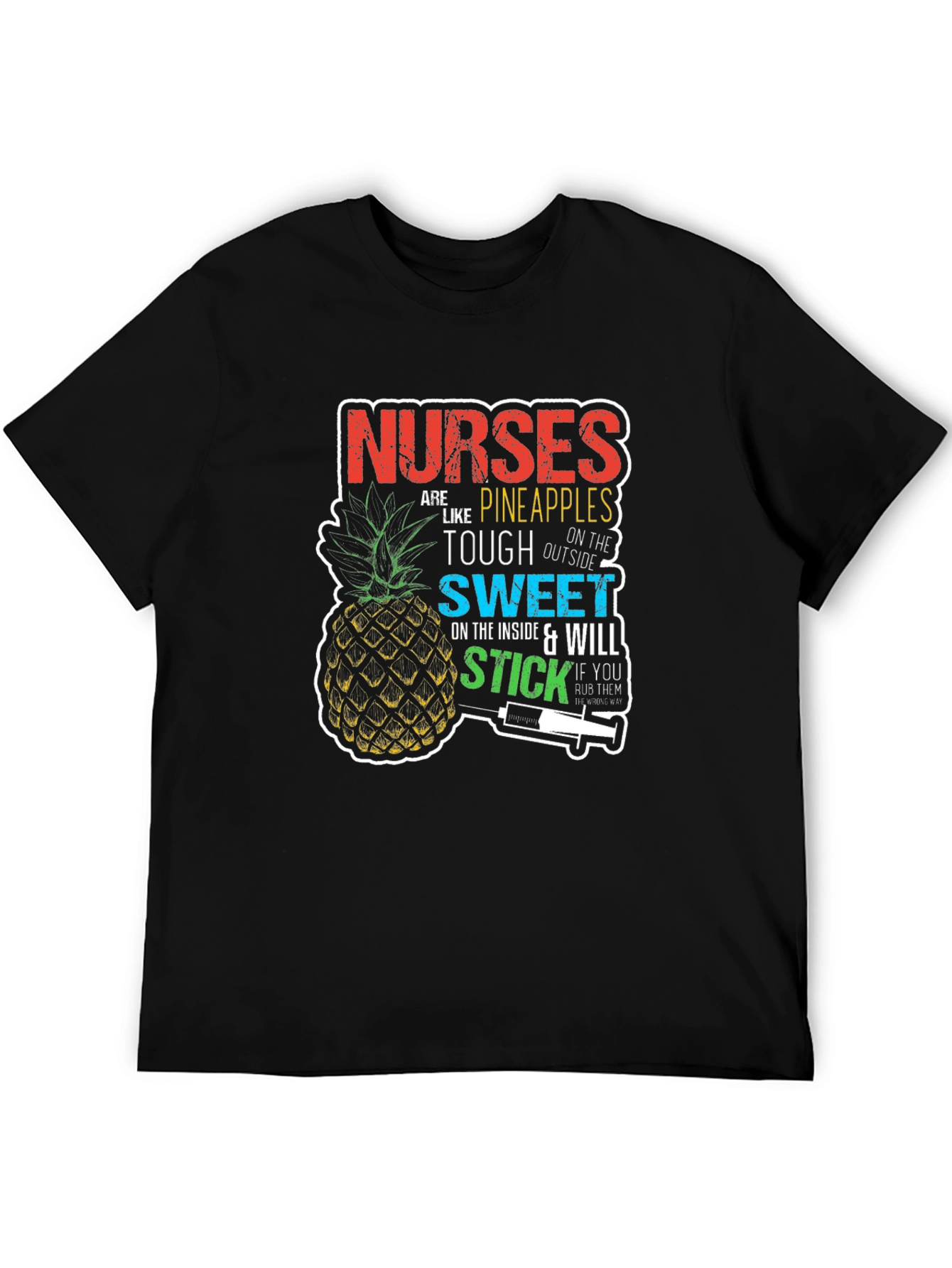 Black Nurses are Like Pineapples T-Shirt view 5