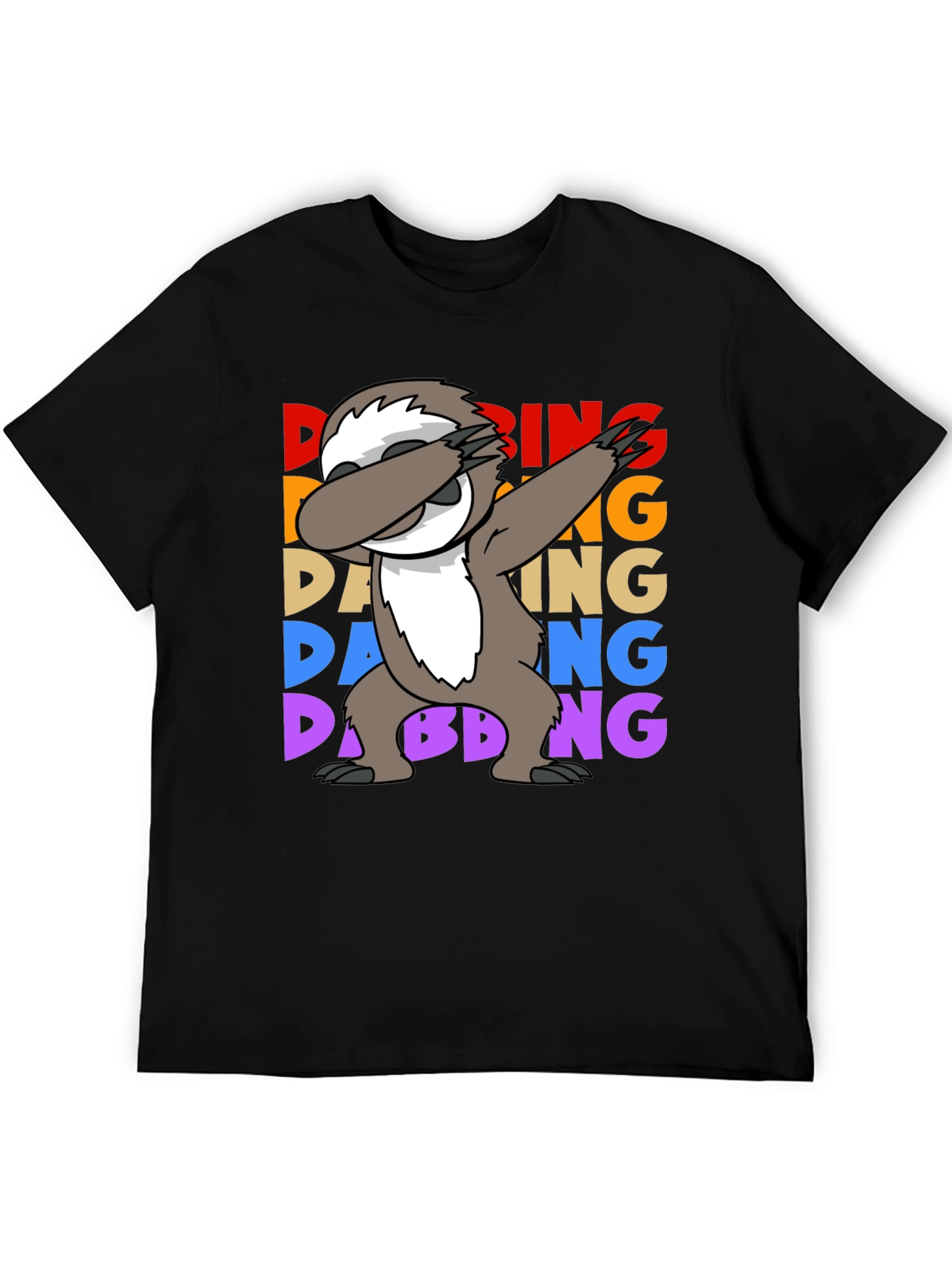 Dabbing Sloth Graphic Tee - Funny Sloth Lover Shirt - 5