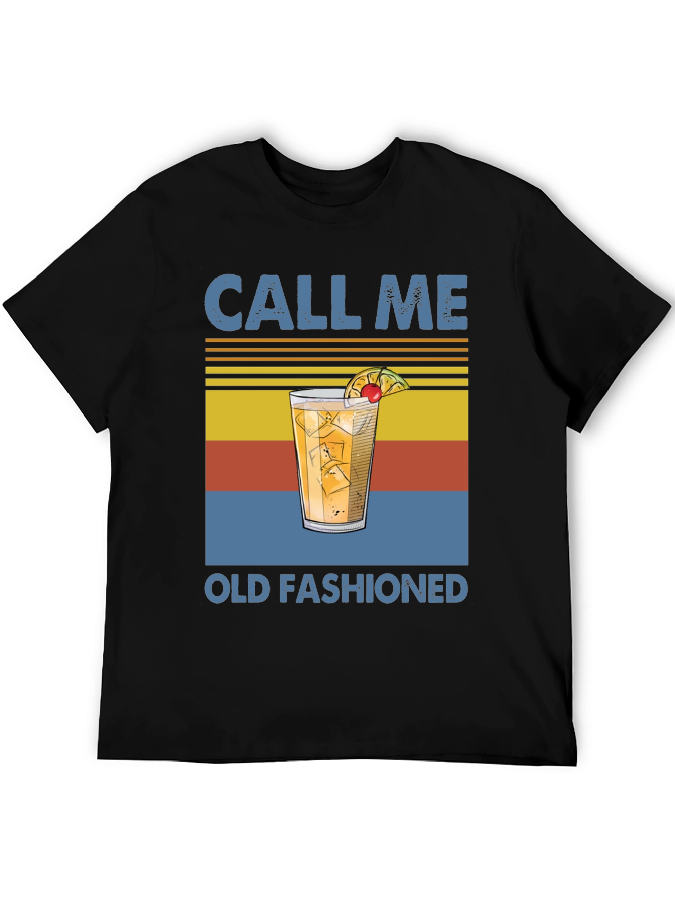 Black Call Me Old Fashioned T-Shirt view 5