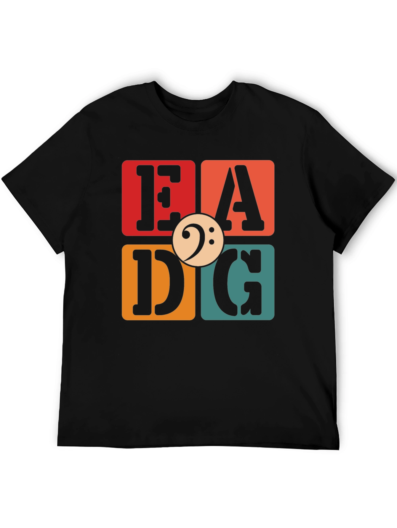 Black EADG Retro Bassist T-Shirt view 5