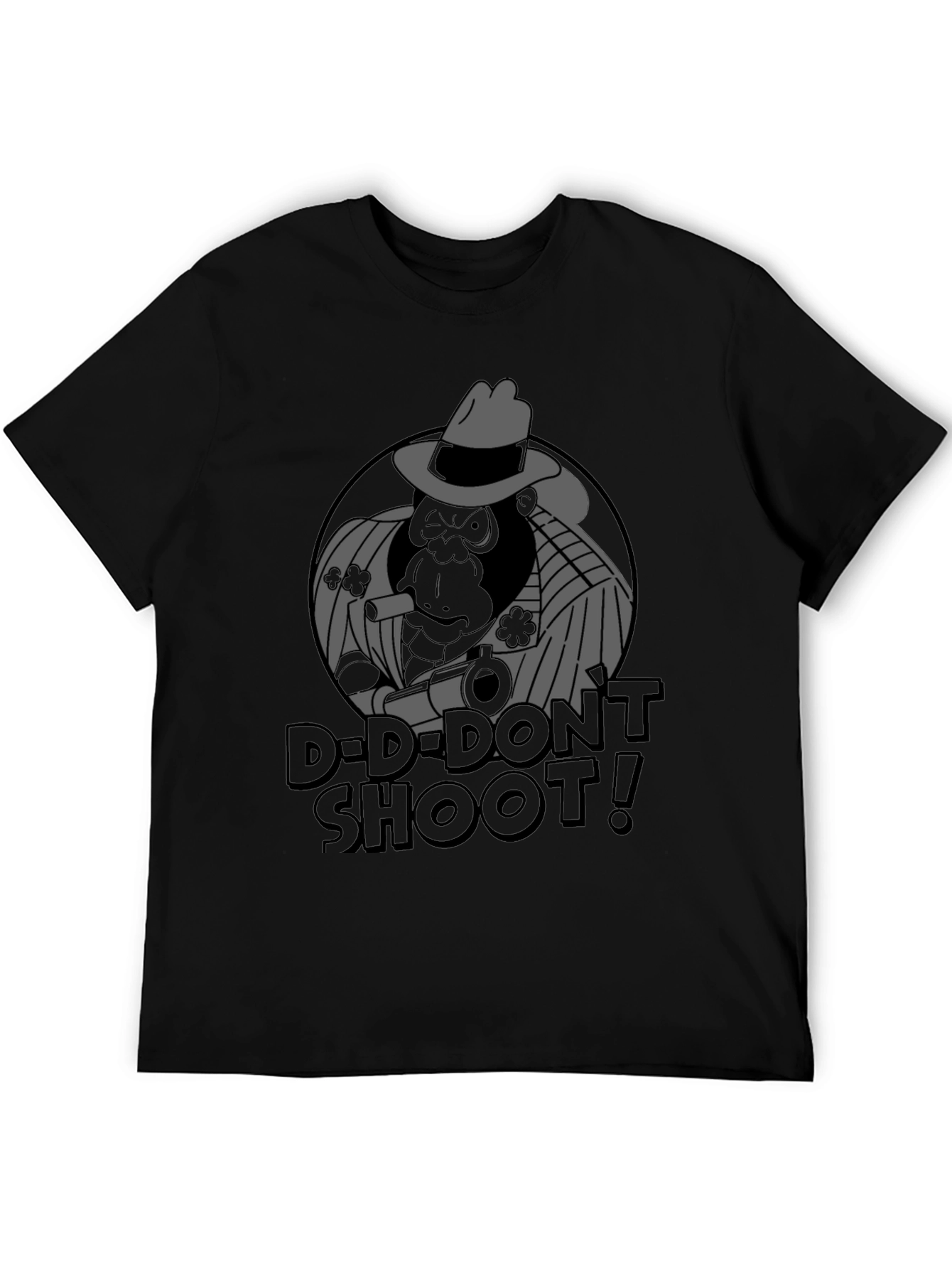 Black Dont Shoot Gorilla Graphic T-Shirt view 5