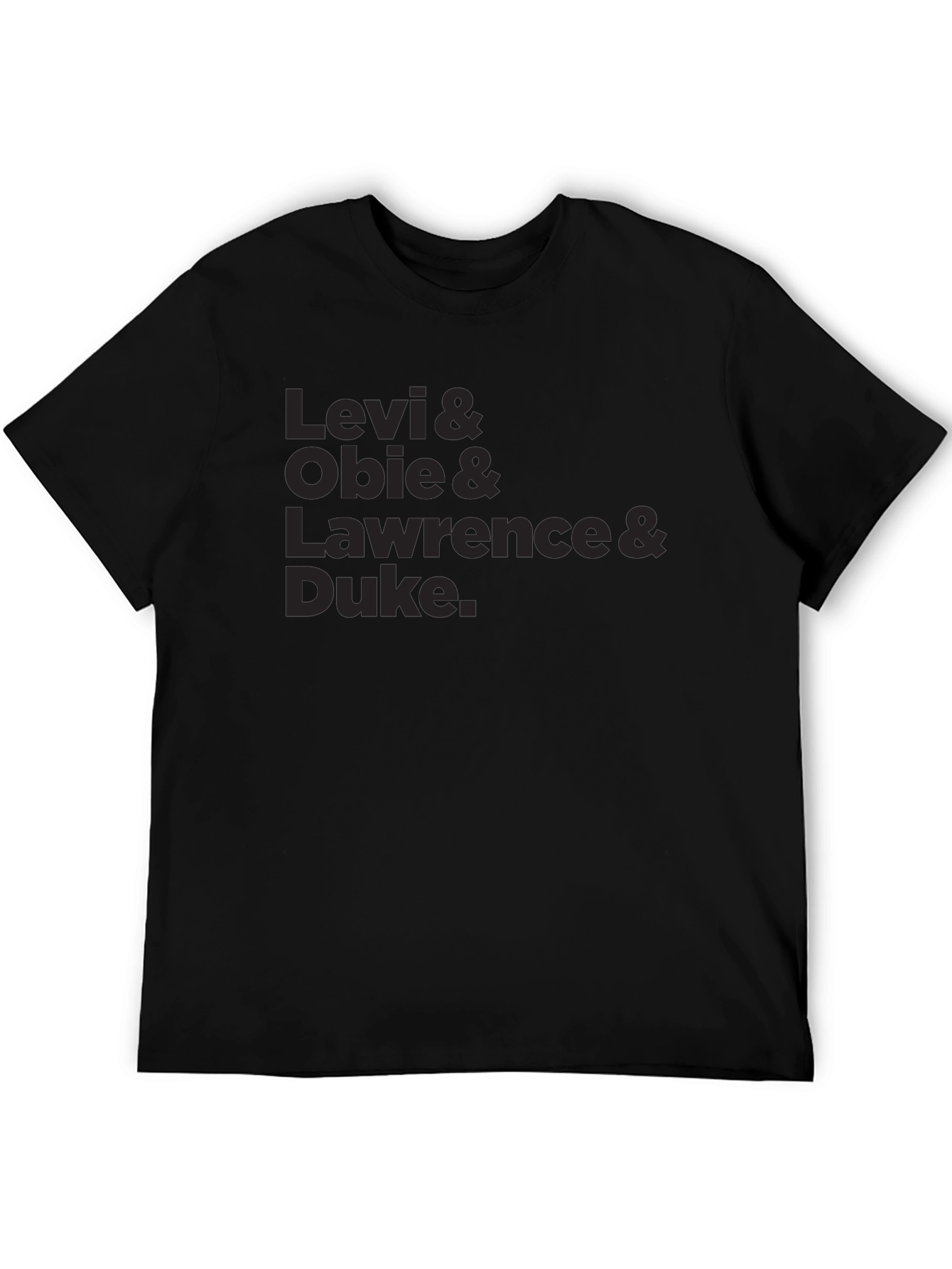 Black Levi Obie Lawrence Duke T-Shirt view 5