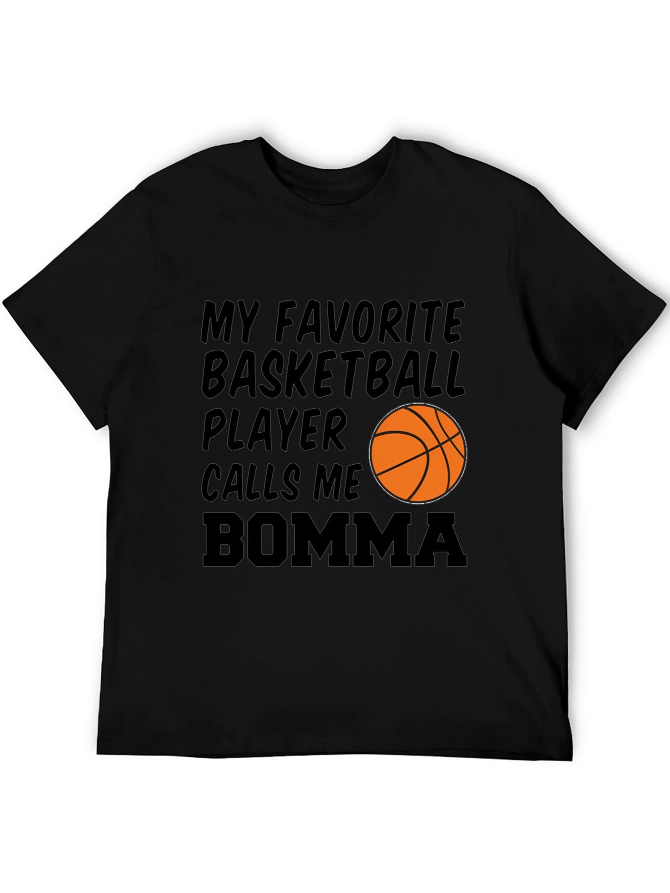 Black Basketball Bomma T-Shirt view 5