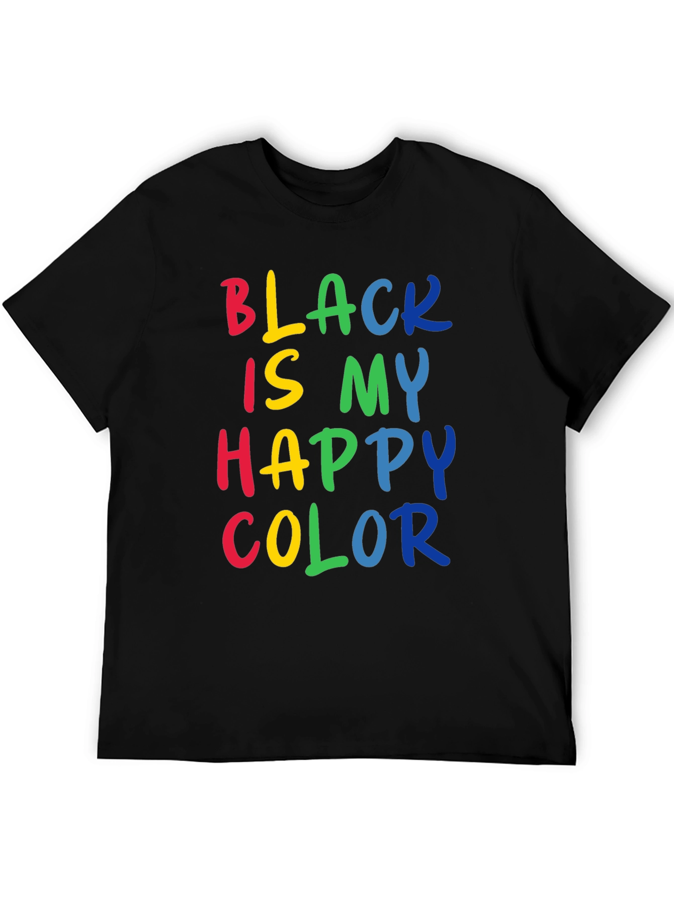 Black Black is My Happy Color Tee view 5