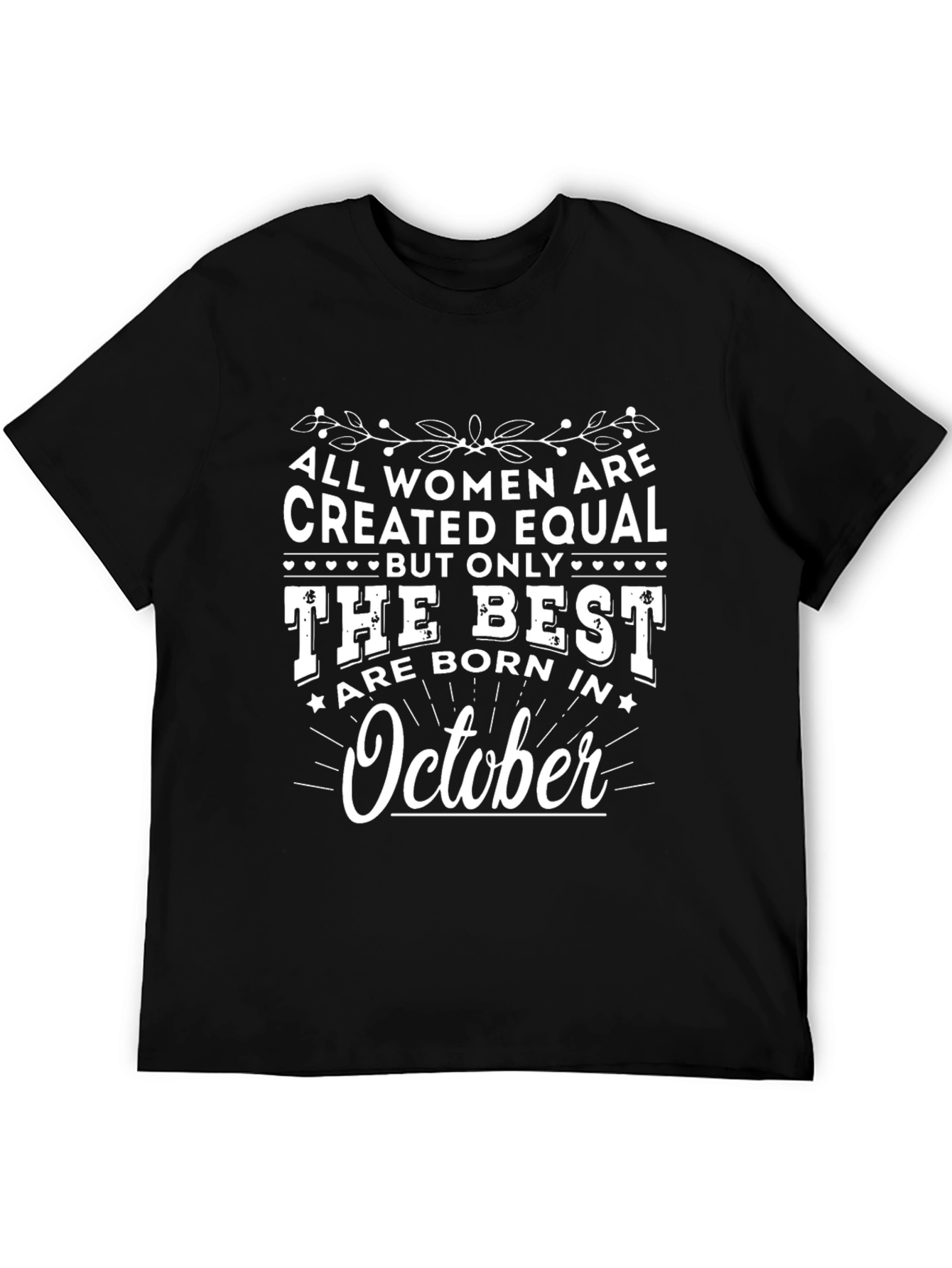 Black October Women T-Shirt view 5