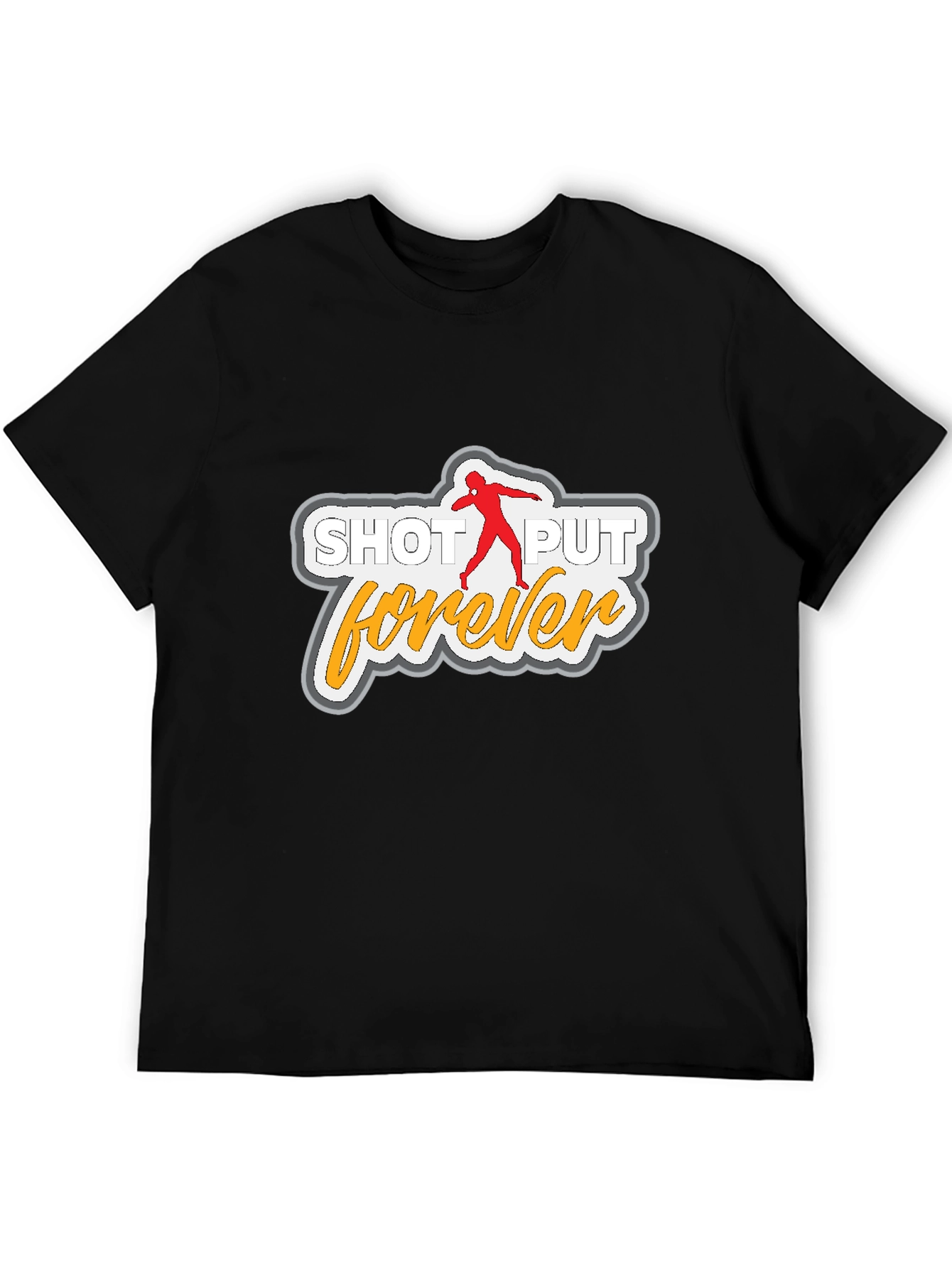 Black Shot Put Forever T-Shirt Black view 5
