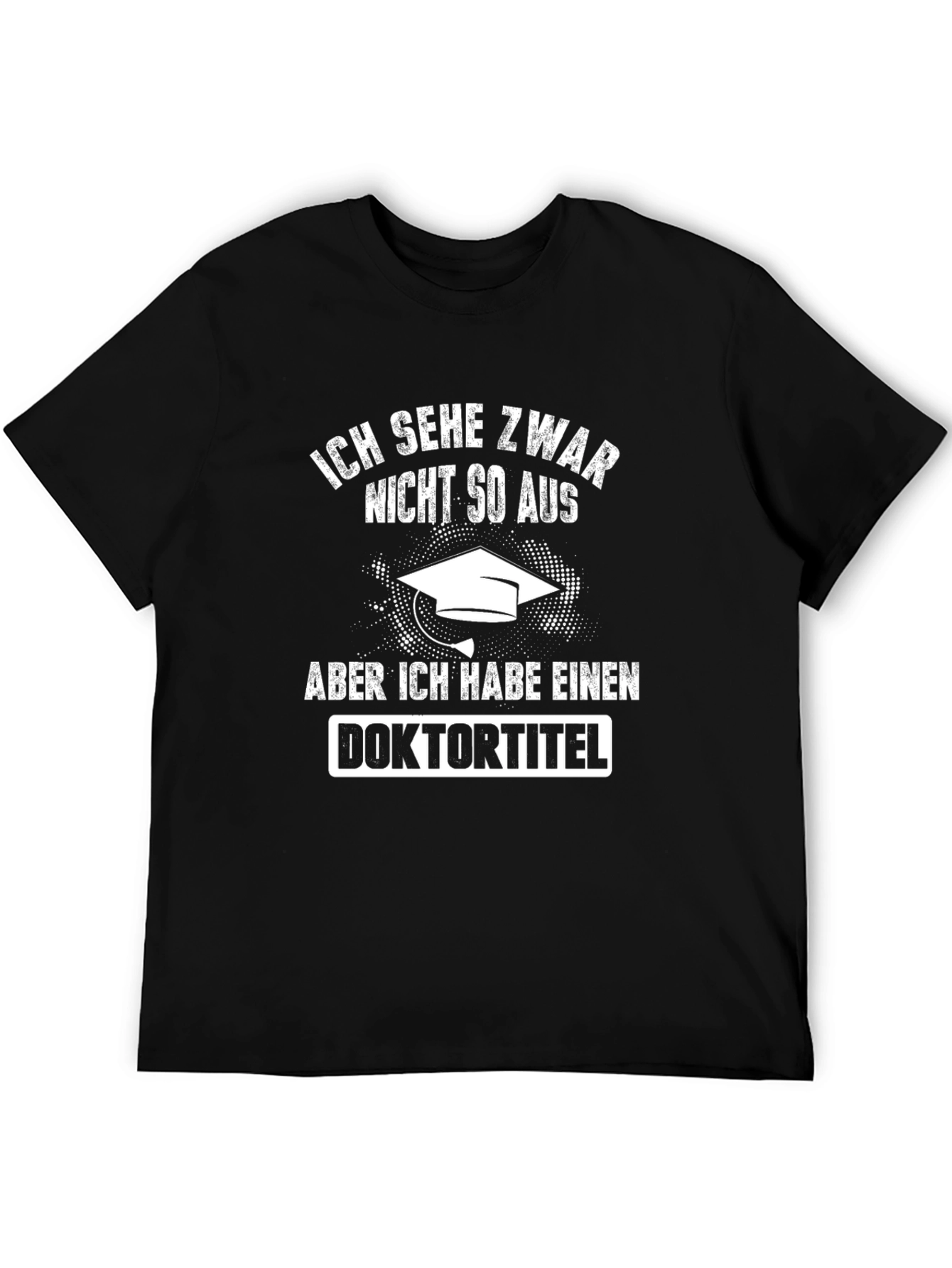 Black Doctoral Degree Funny T-Shirt view 5