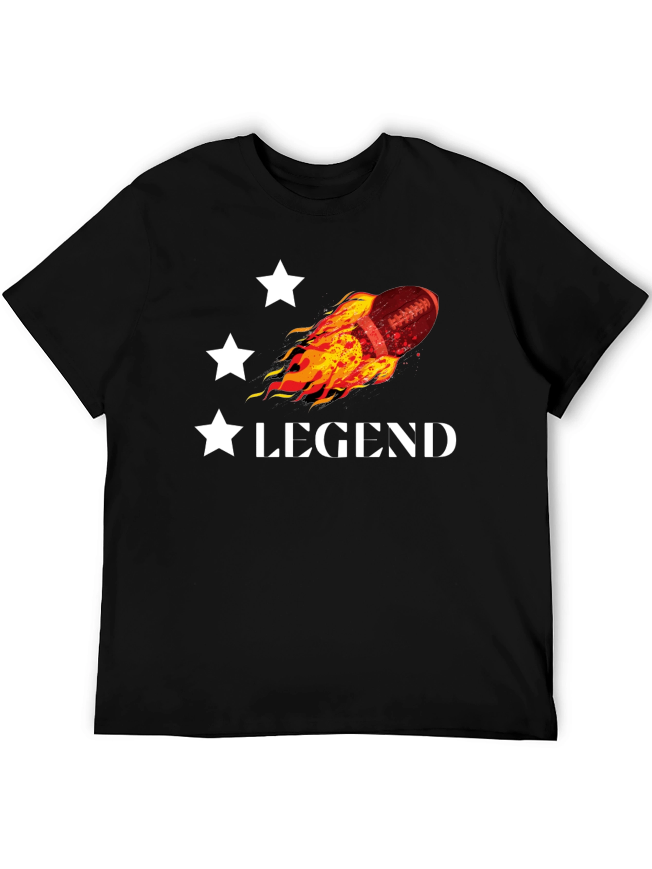 Black Legend Football Graphic Tee view 5