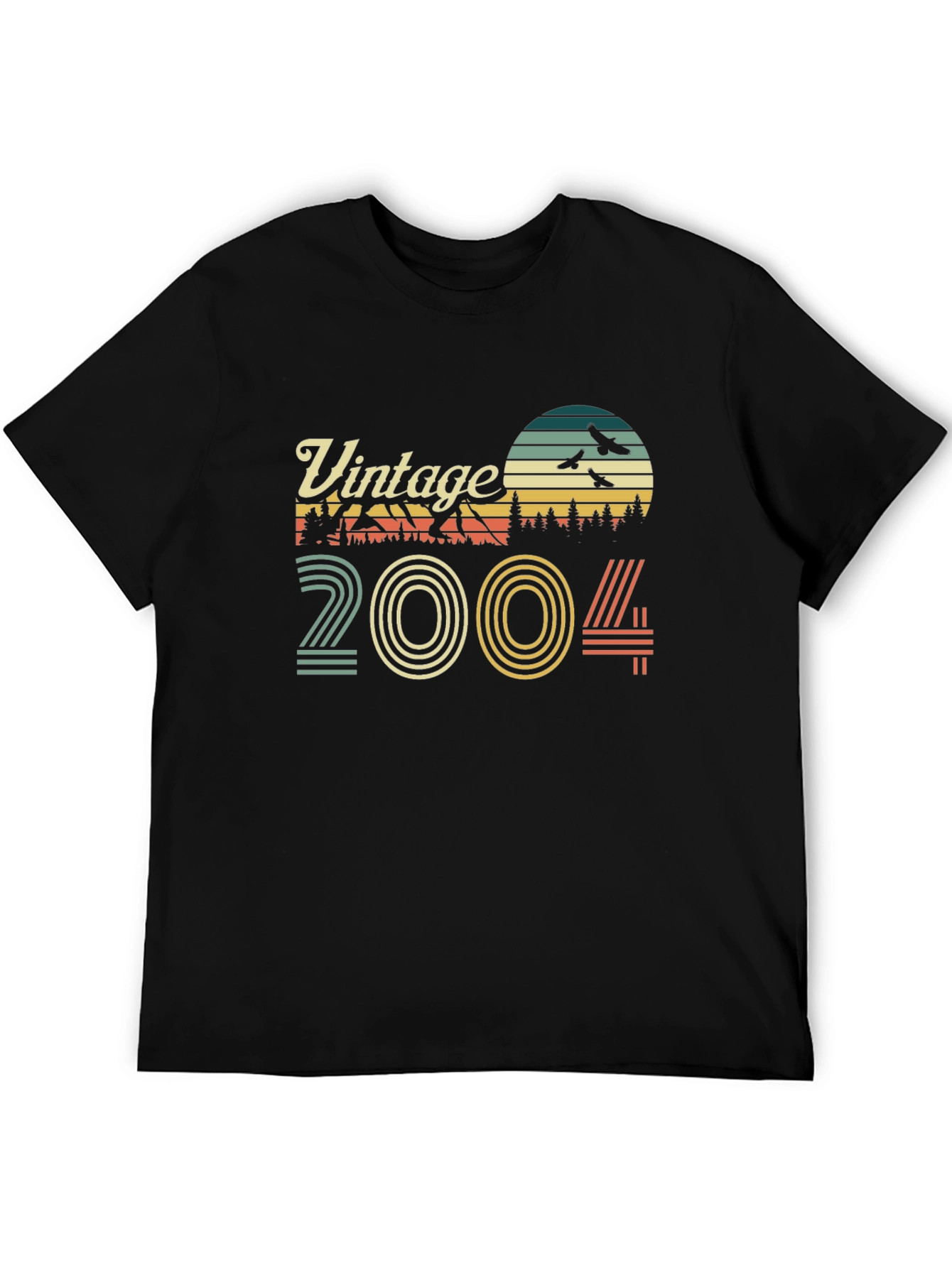 Black Vintage 2004 Graphic Tee view 5