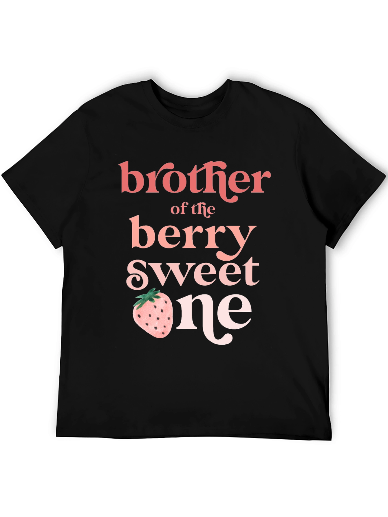 Black Brother of the Berry Sweet One T-Shirt view 5
