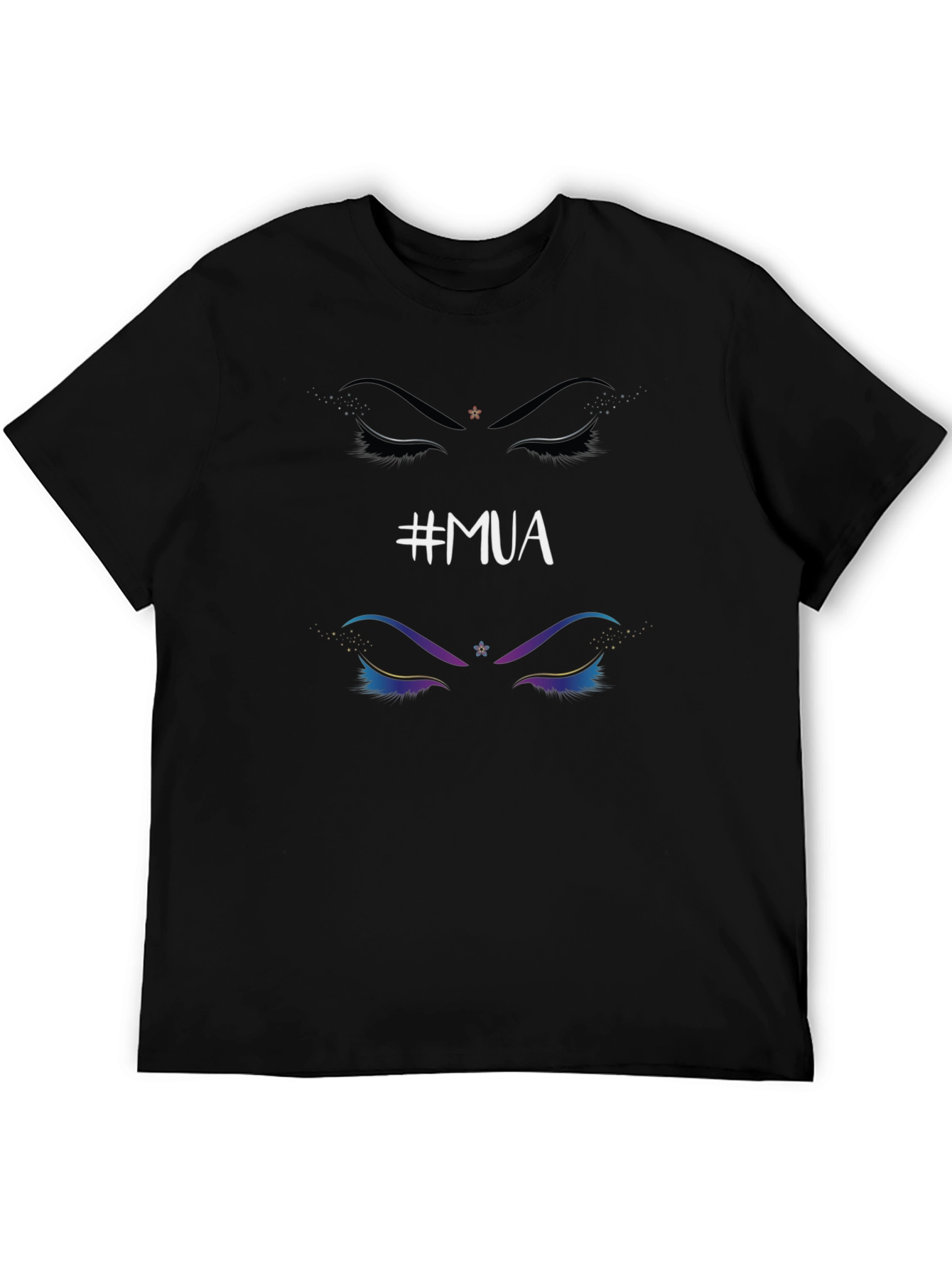 Black MUA Graphic Tee - Eyelash Design view 5