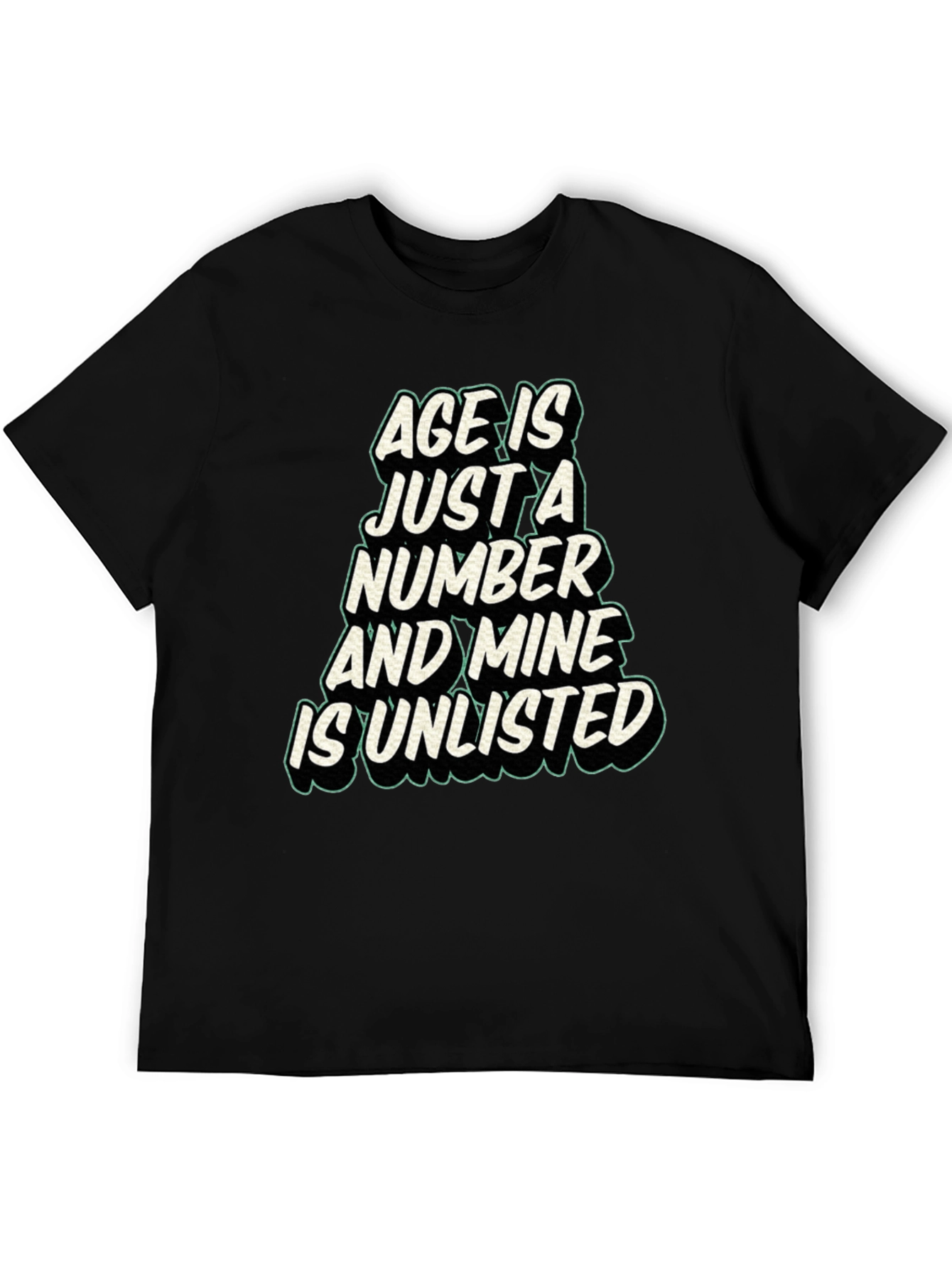 Black Age is Just a Number T-Shirt view 5