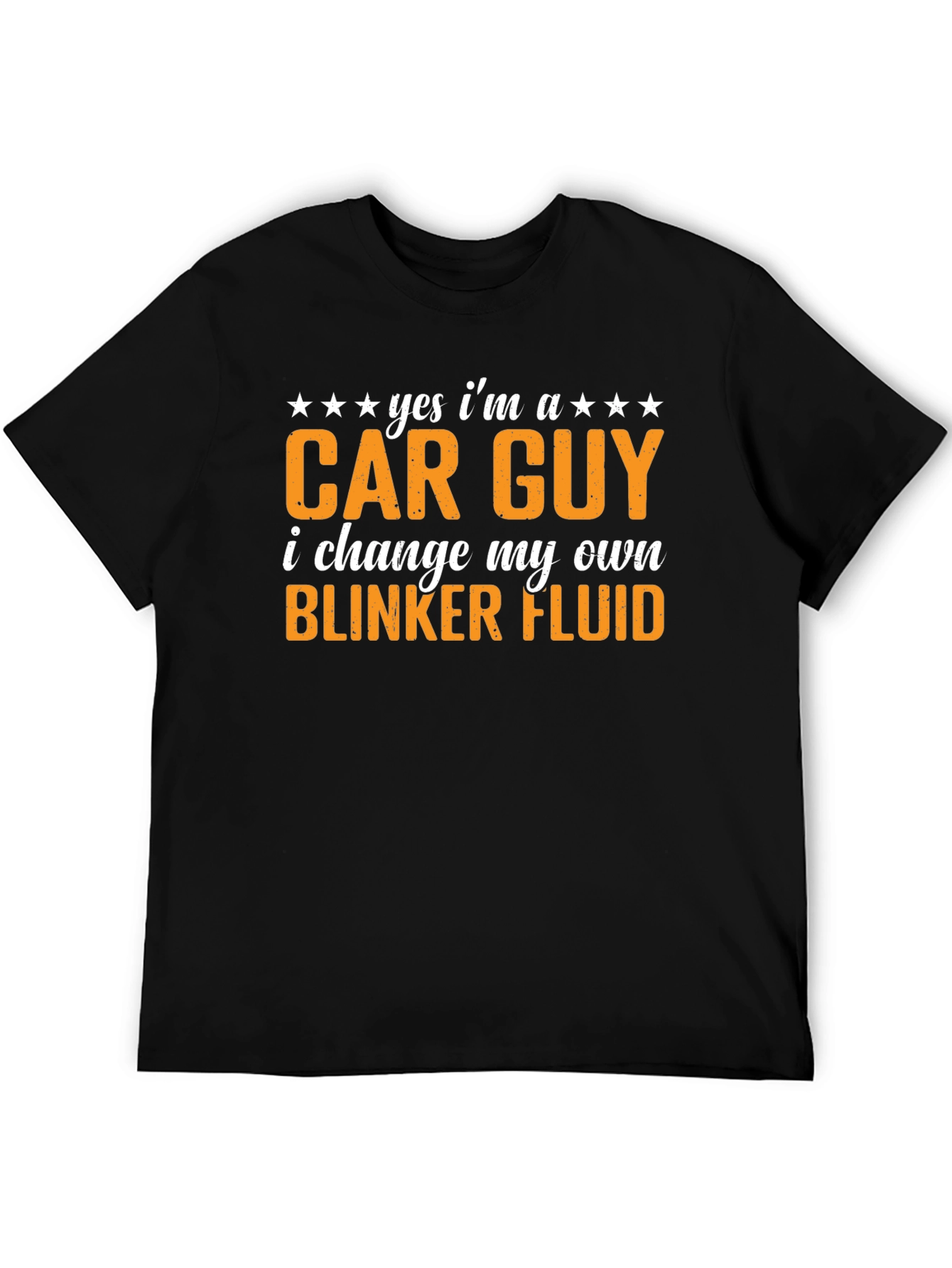 Black Car Guy Blinker Fluid T-Shirt Funny Auto Mechanic Gift view 5