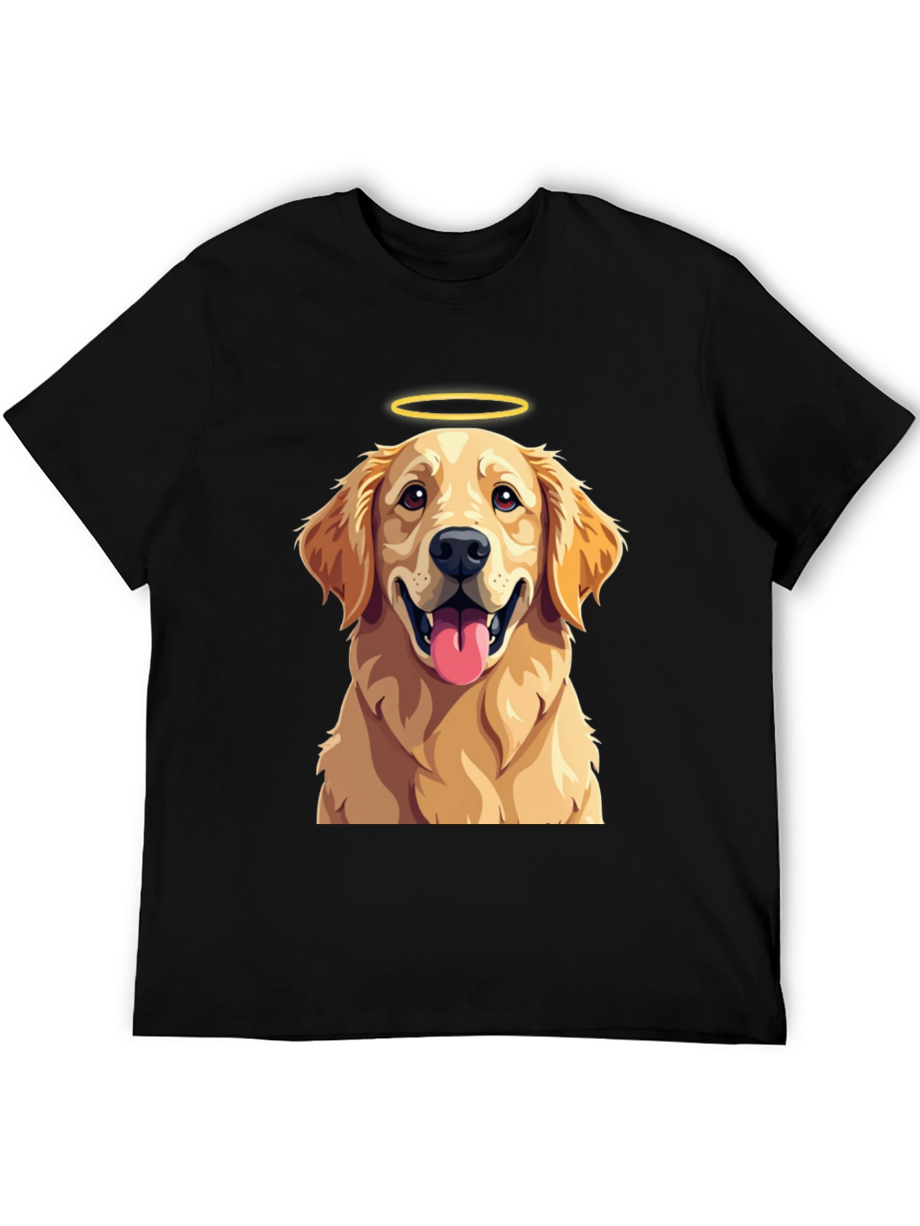 Angel Golden Retriever T-Shirt - Cute Dog Tee - 5