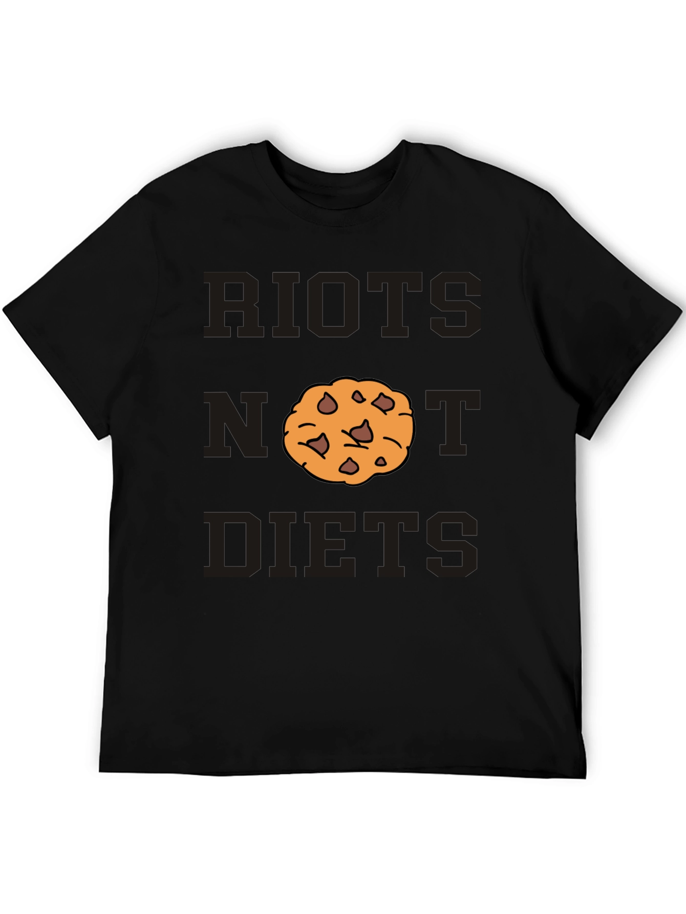 Black Riots Not Diets Cookie T-Shirt view 5