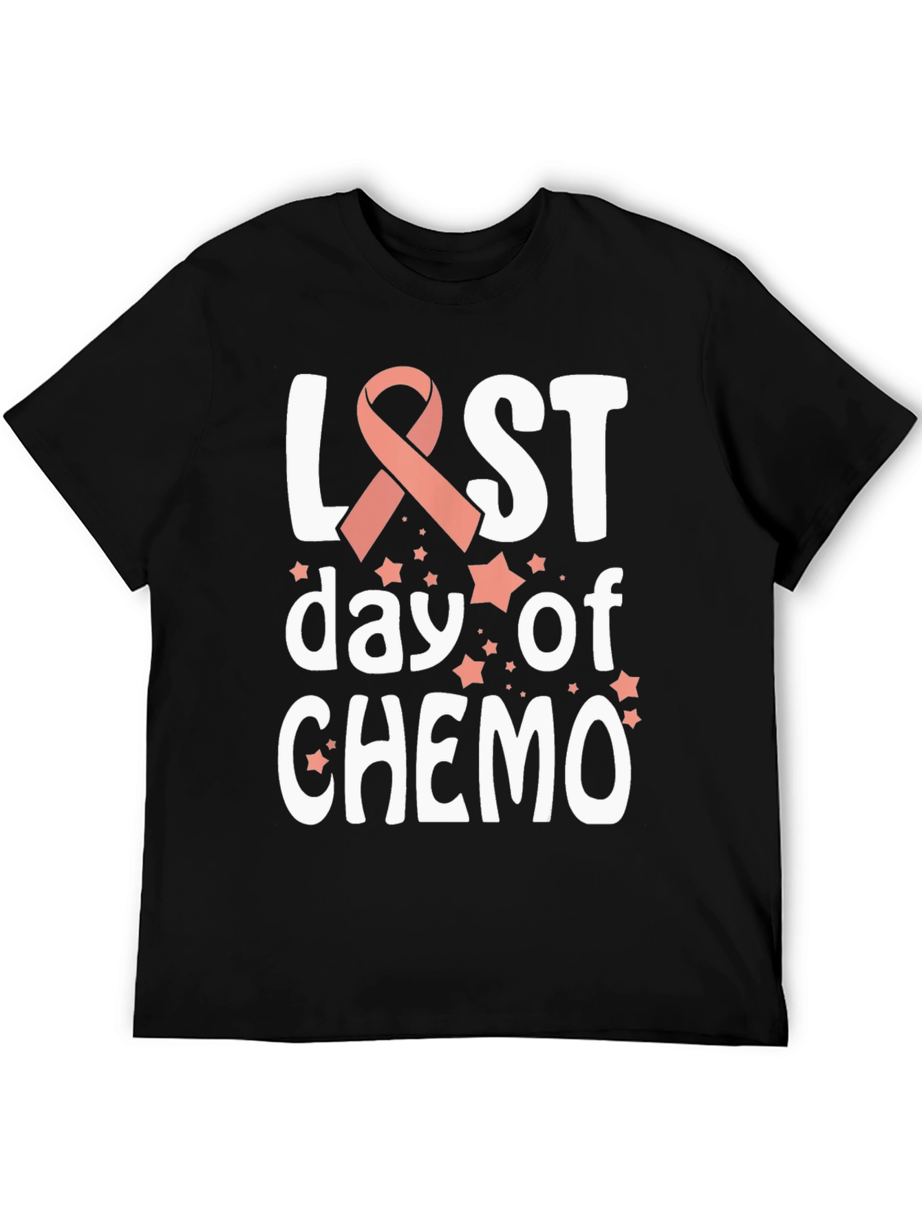 Black Last Day of Chemo T-Shirt - Cancer Awareness  view 5