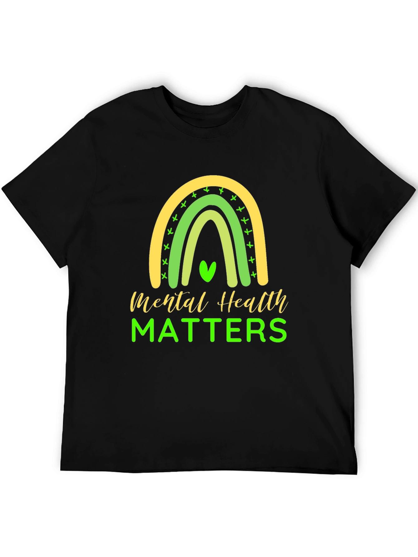 Black Mental Health Matters T-Shirt view 5