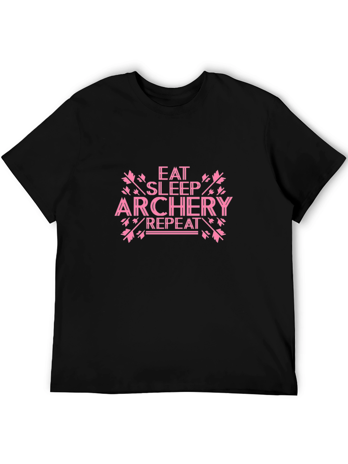 Eat Sleep Archery Repeat Black Tee - 5