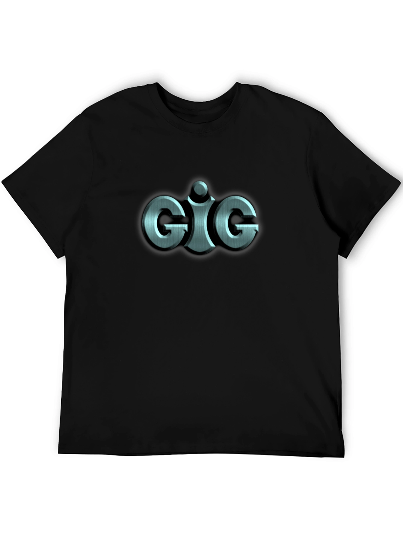 Black GIG Graphic Tee - Modern Design view 5