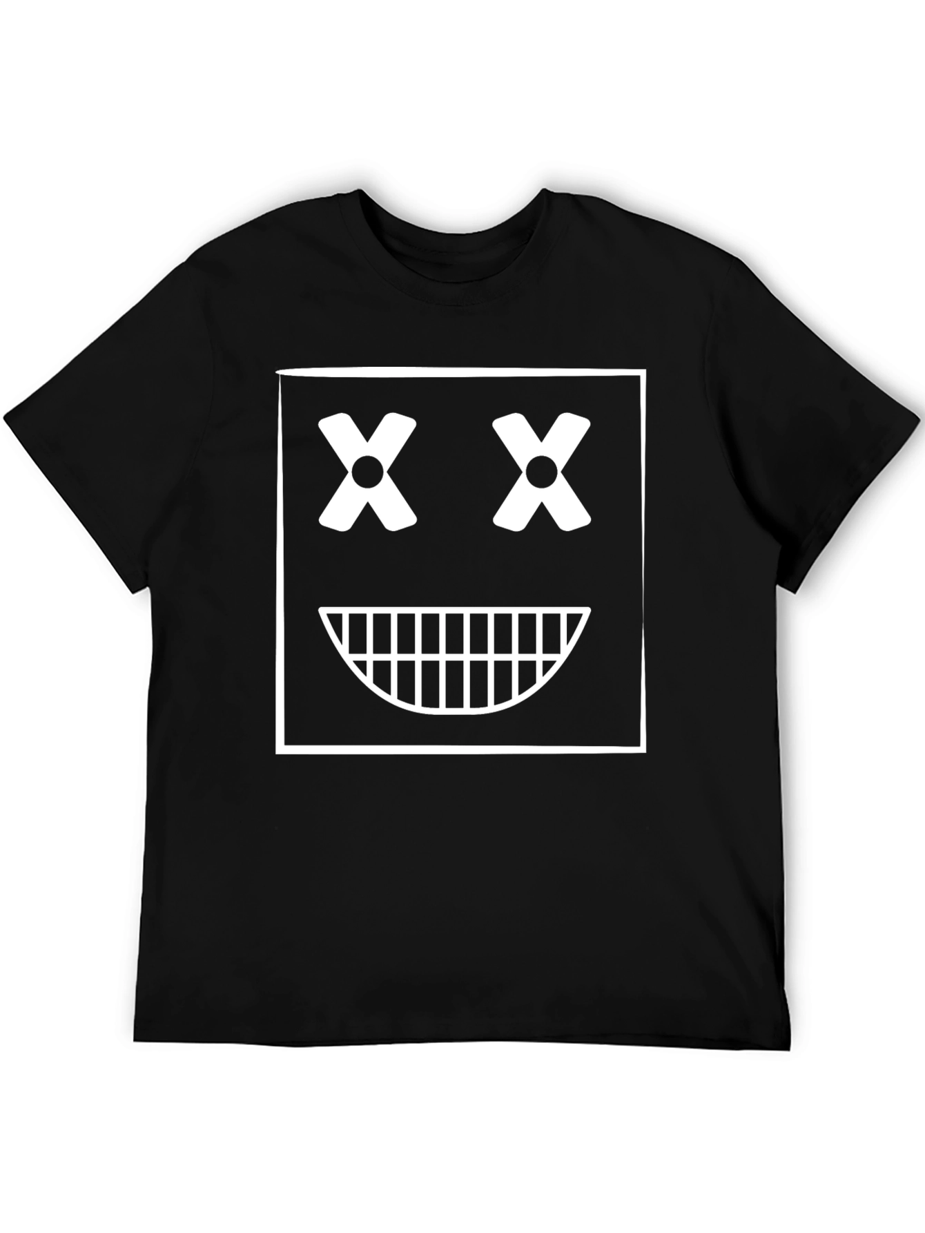 Black Smiley Face T-Shirt view 5