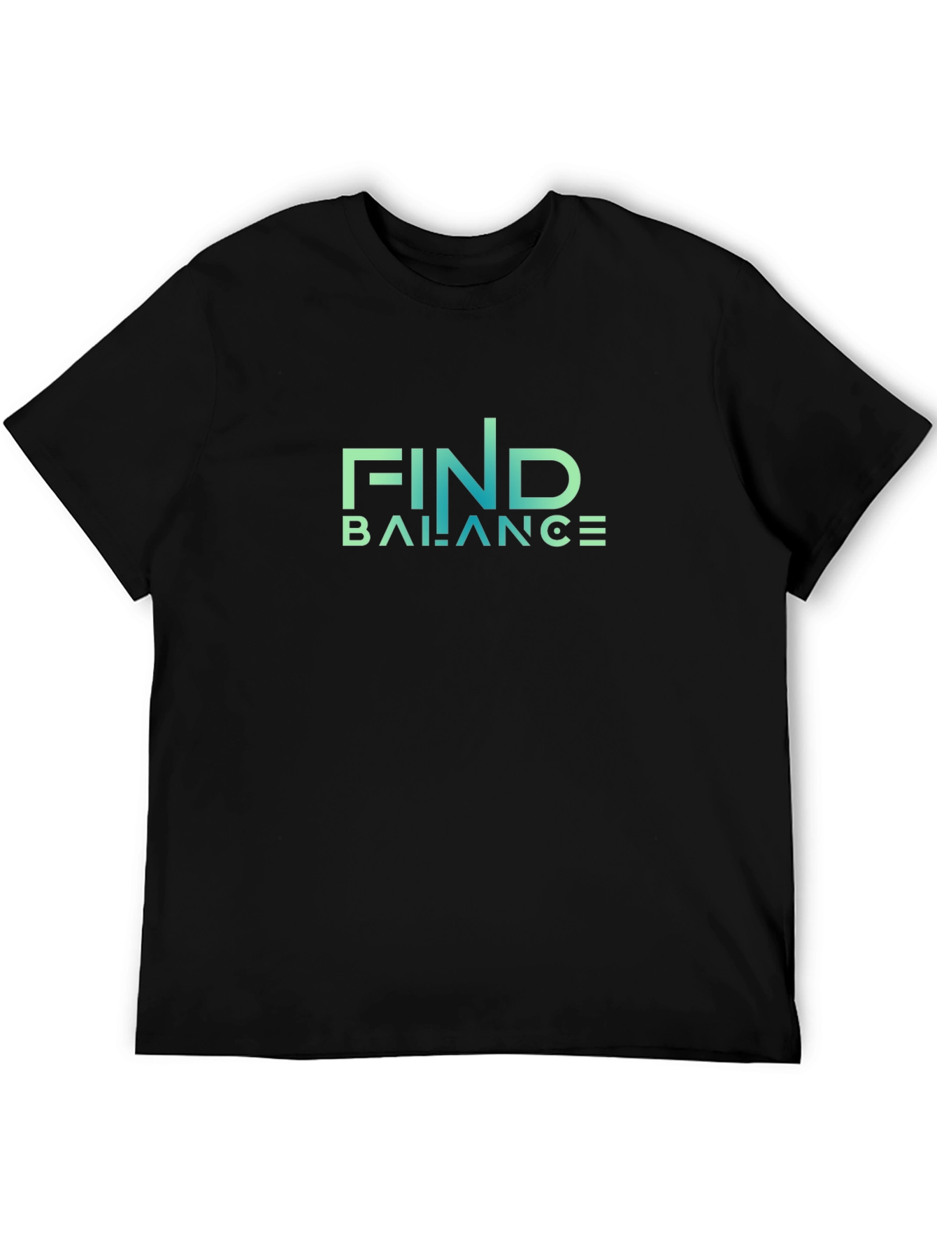 Black Find Balance Graphic Tee - Stylish & Comfortable view 5