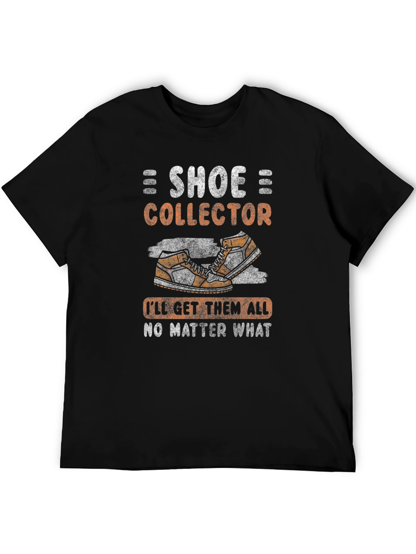 Black Shoe Collector T-Shirt - Funny Sneaker Lover Tee view 5
