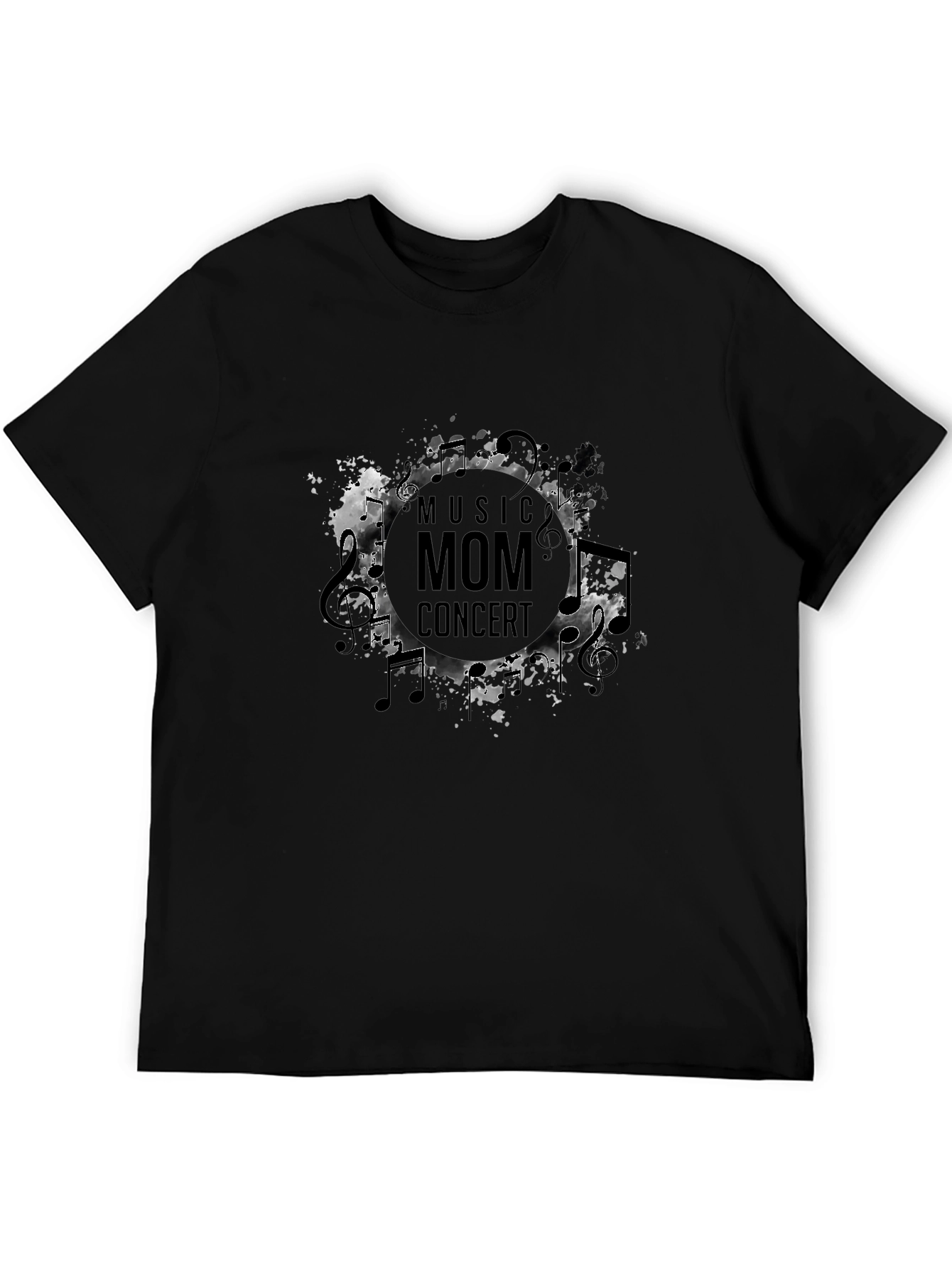 Black Music Mom Concert T-Shirt - Black - Men's view 5