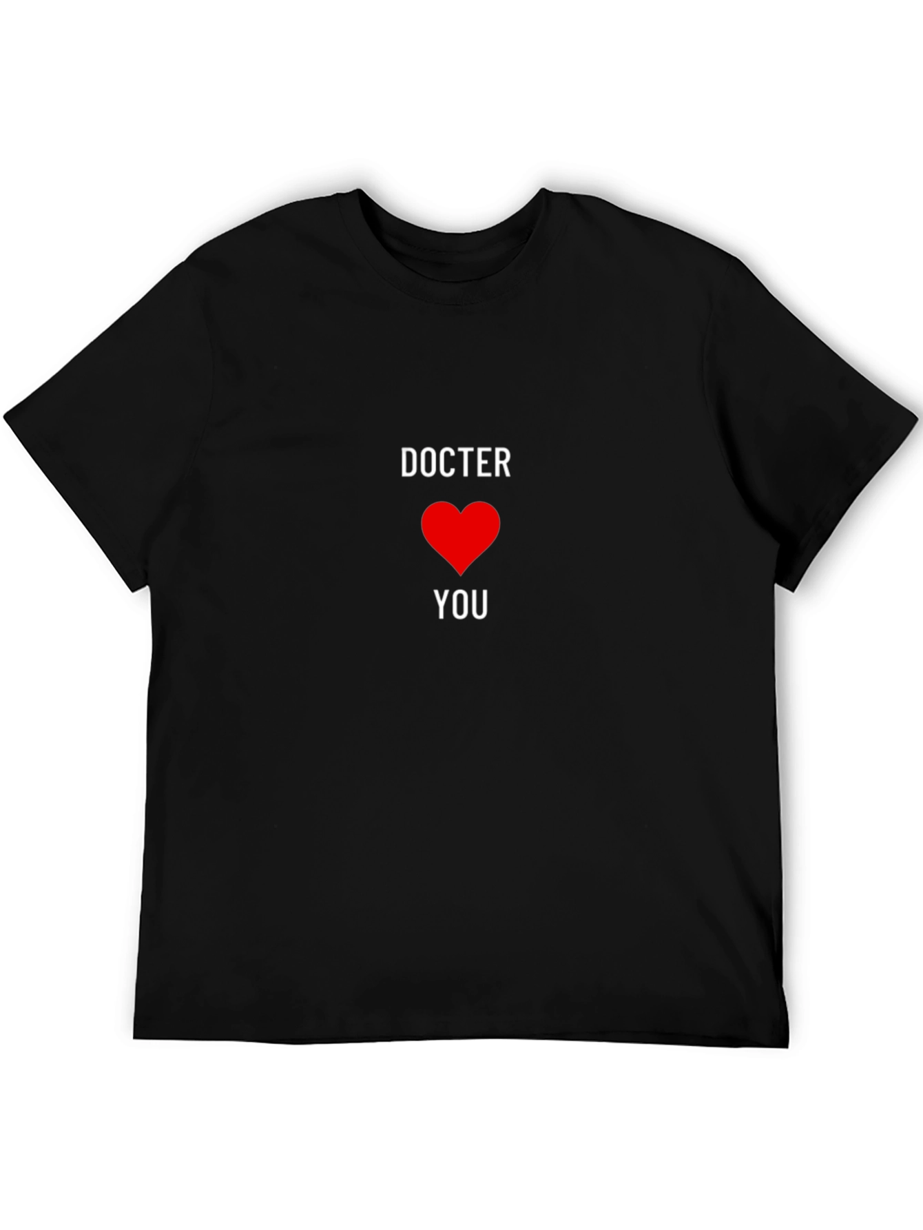 Black Doctor Love You Graphic Tee - Black view 5