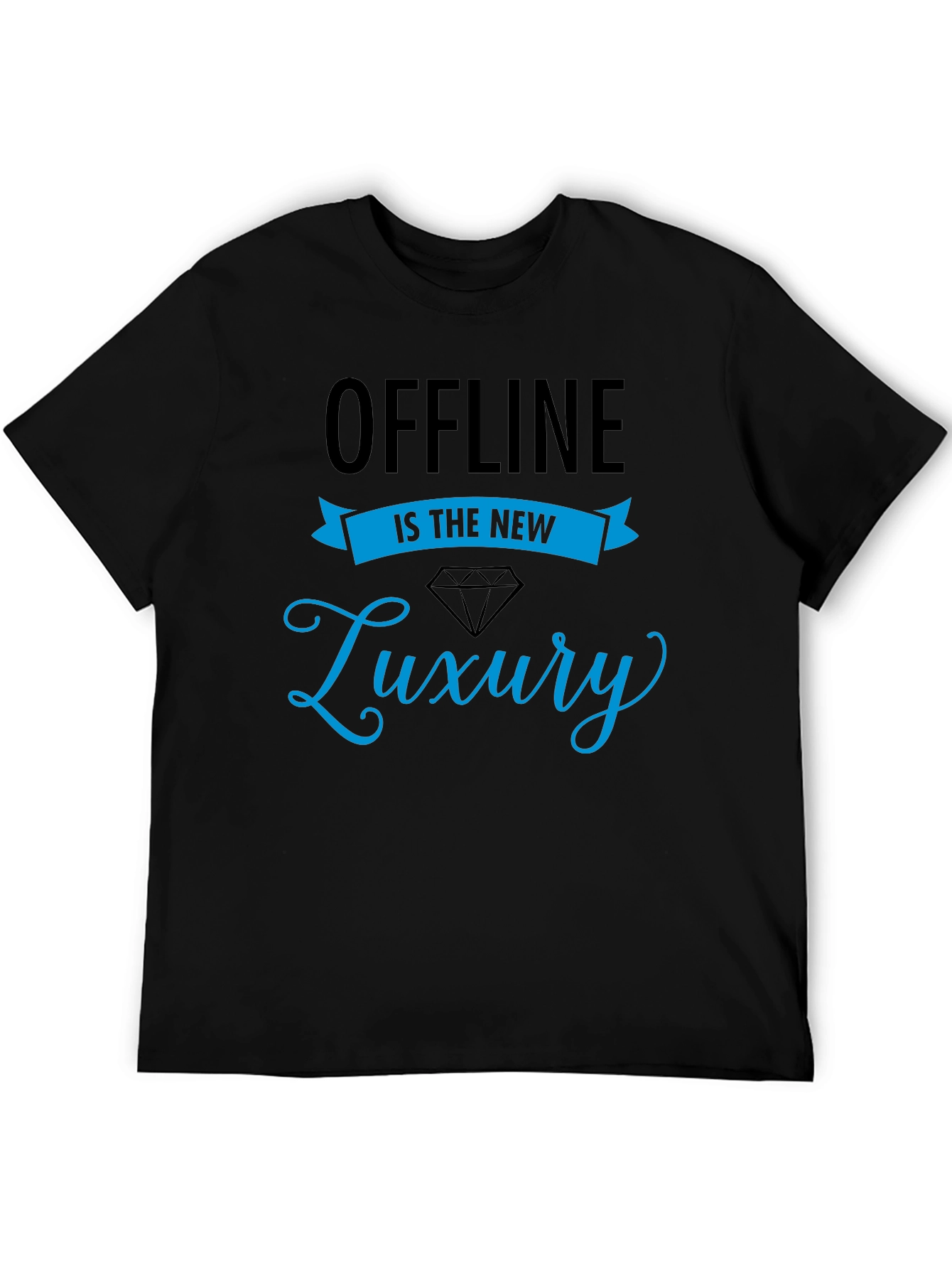 Black Offline is the New Luxury Graphic Tee view 5