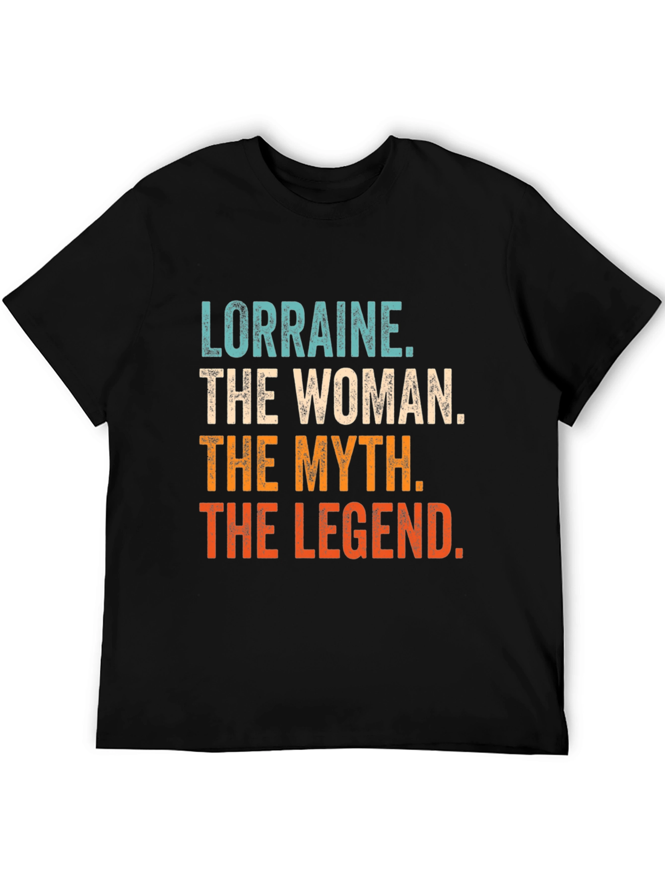 Black Lorraine: The Woman, The Myth, The Legend T-Shirt view 5