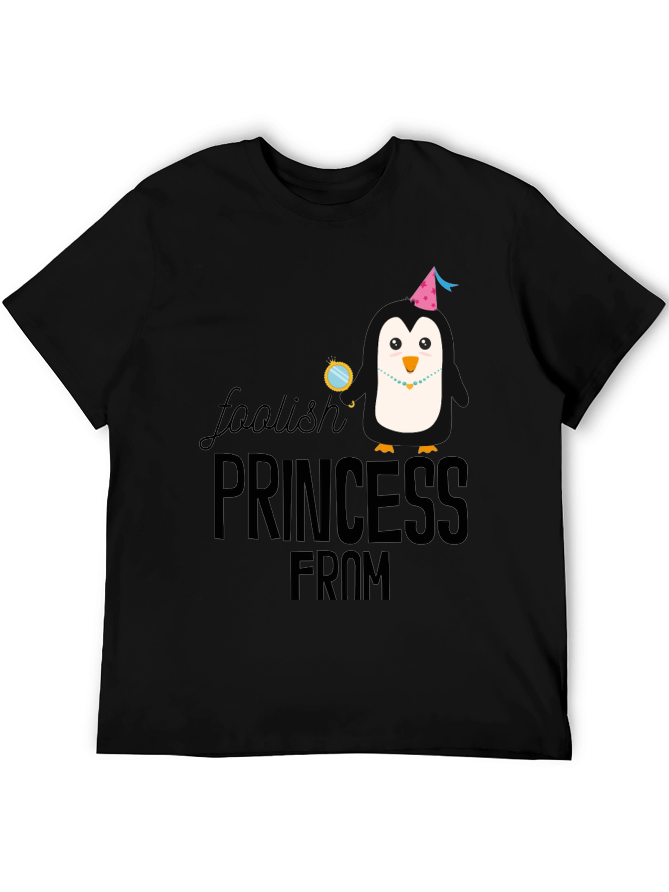 Foolish Princess Penguin Graphic T-Shirt - 5