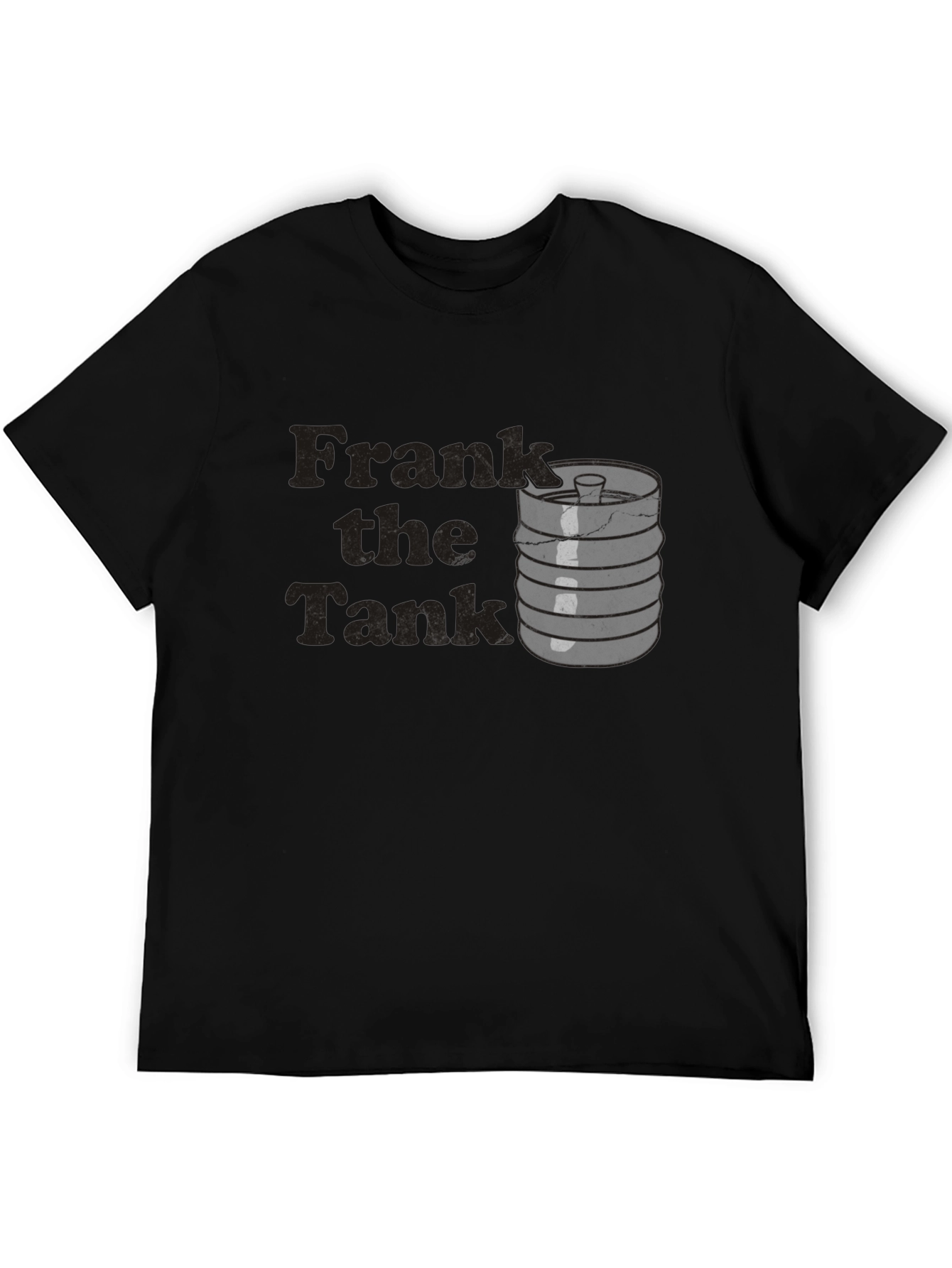 Black Frank the Tank Novelty T-Shirt view 5