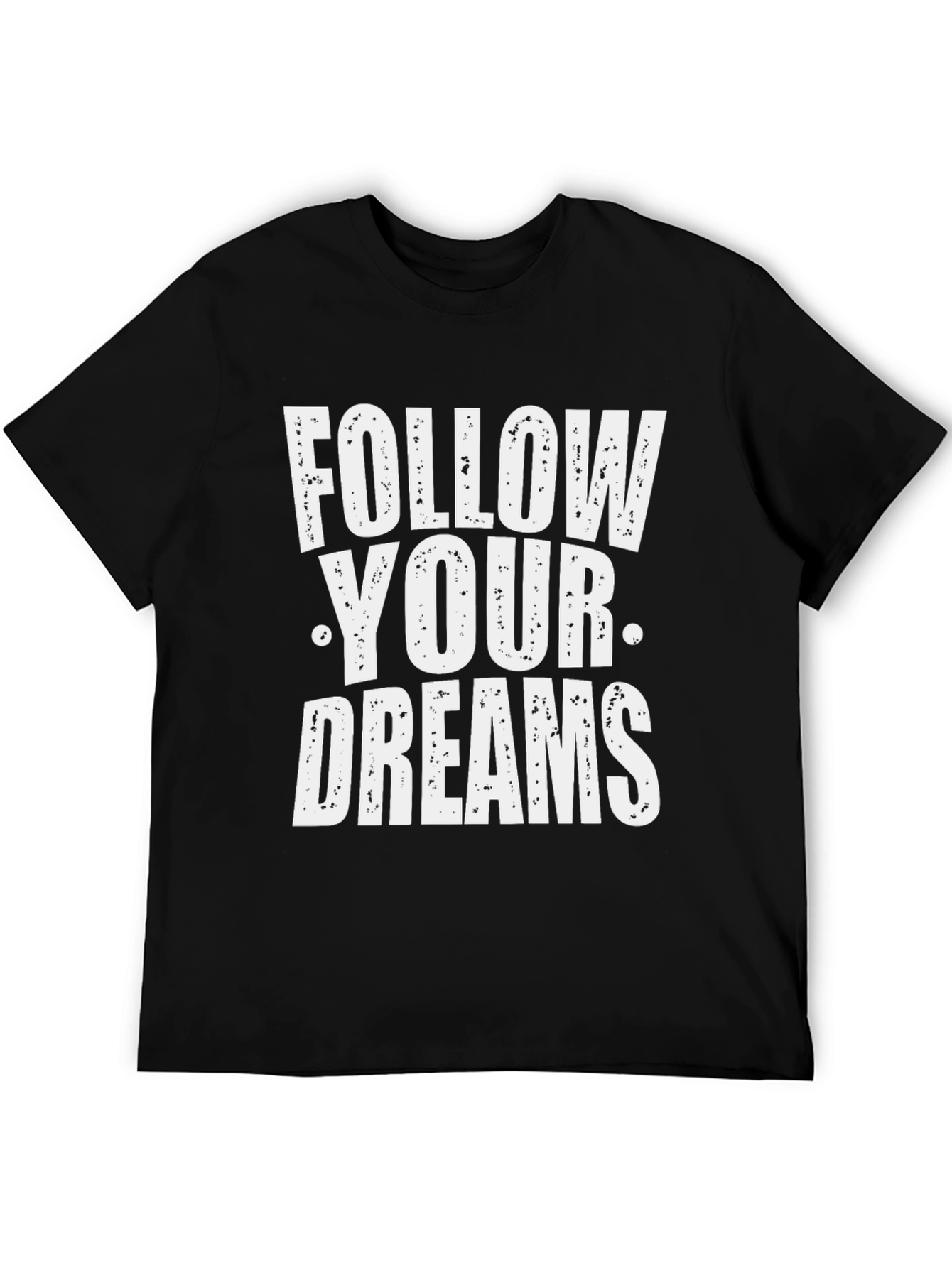 Black Follow Your Dreams Graphic T-Shirt view 5