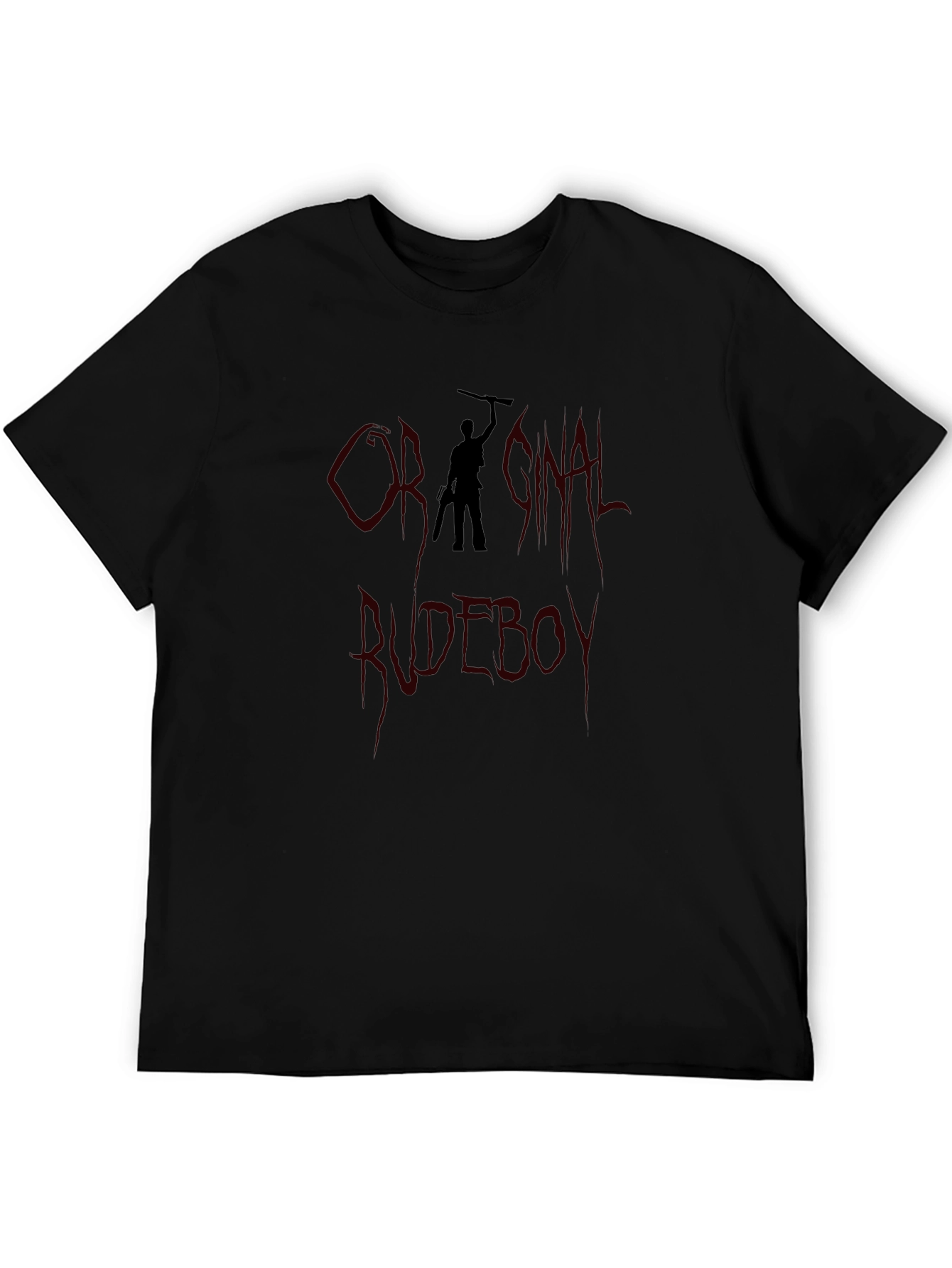 Black Original Rudeboy Black Graphic Tee view 5