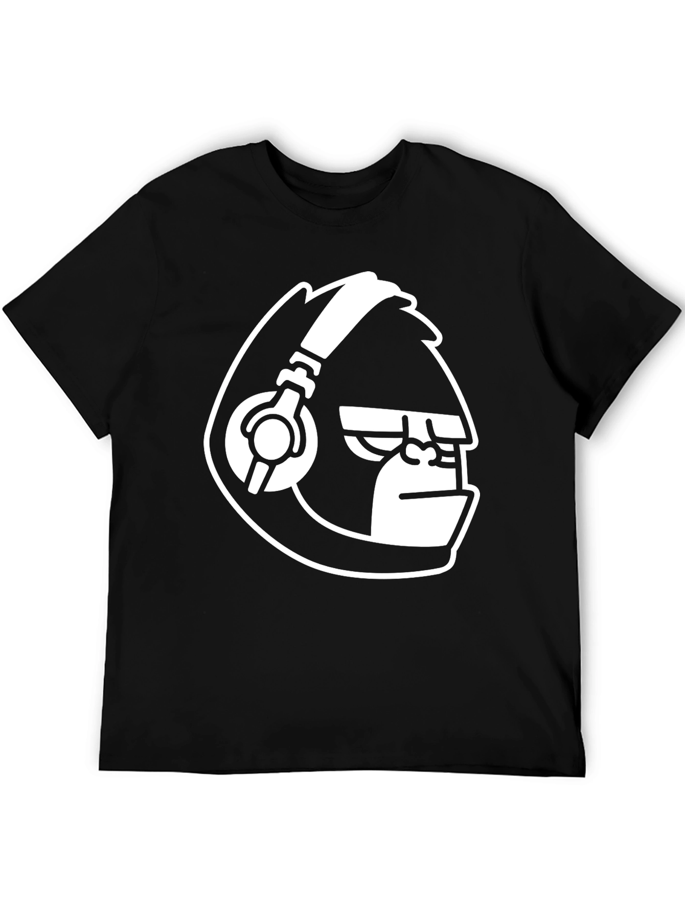 Black Cool Gorilla DJ T-Shirt - Black view 5