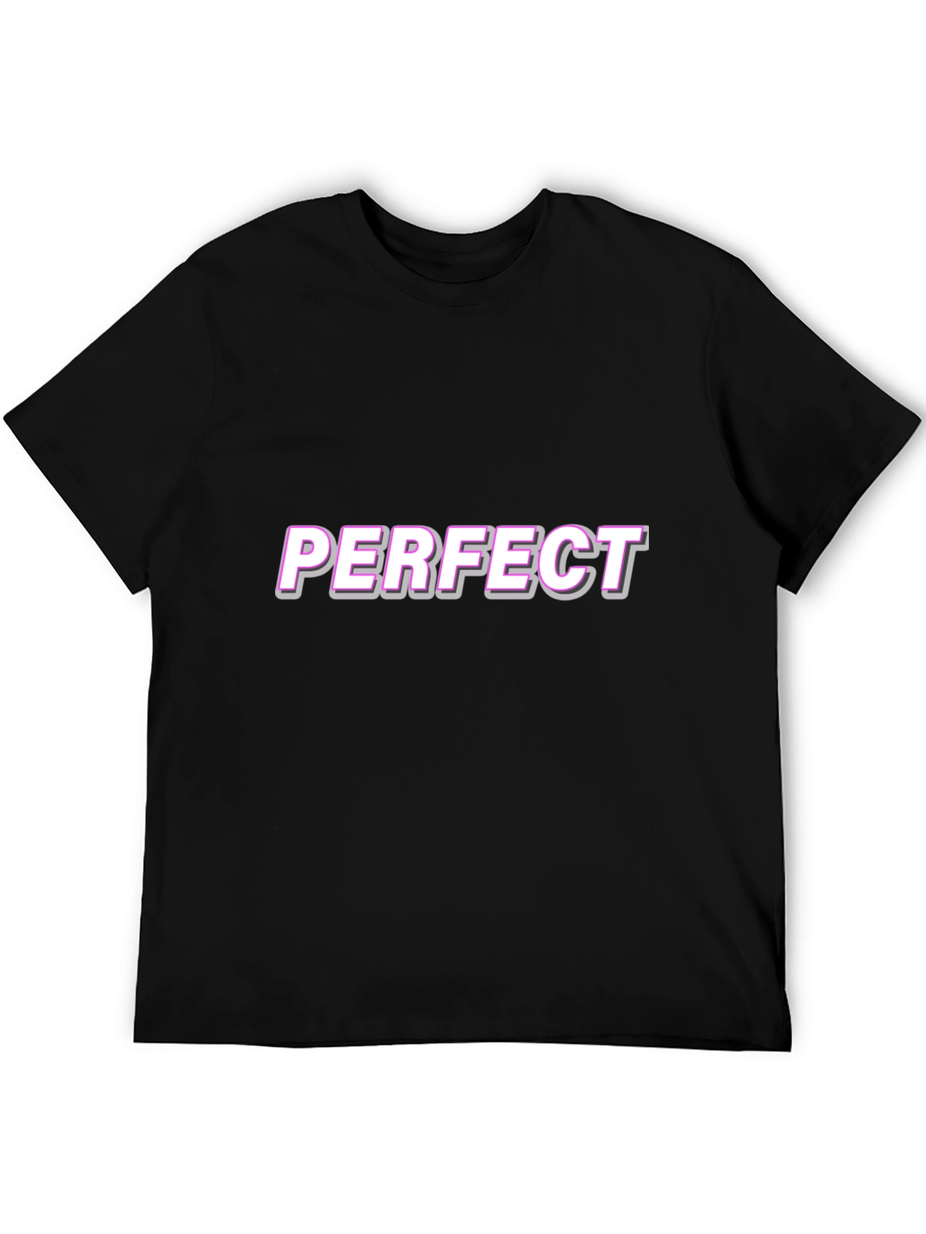 Black Perfect Graphic T-Shirt - Black view 5
