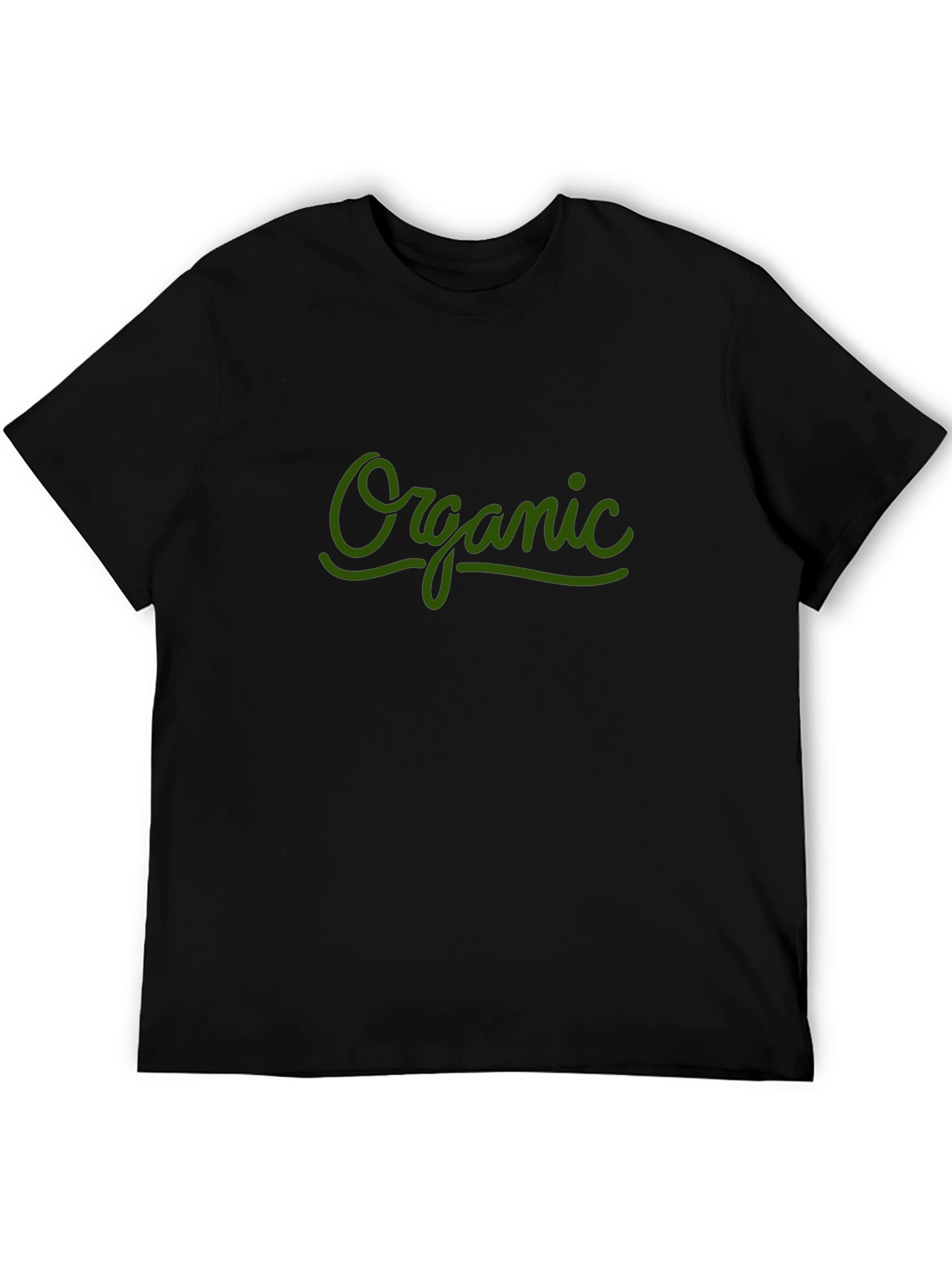 Black Organic Cotton Black T-Shirt view 5