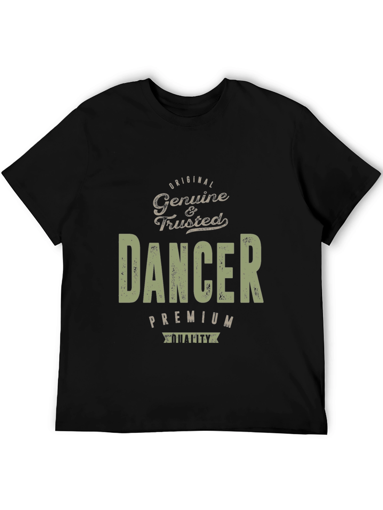 Black Original Dancer Premium Quality Black T-Shirt view 5